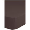 Baumwoll Spannbetttuch Satin Spannbetttuch-Satin 90x200cm - braun (90,00/200,00cm) - HIP