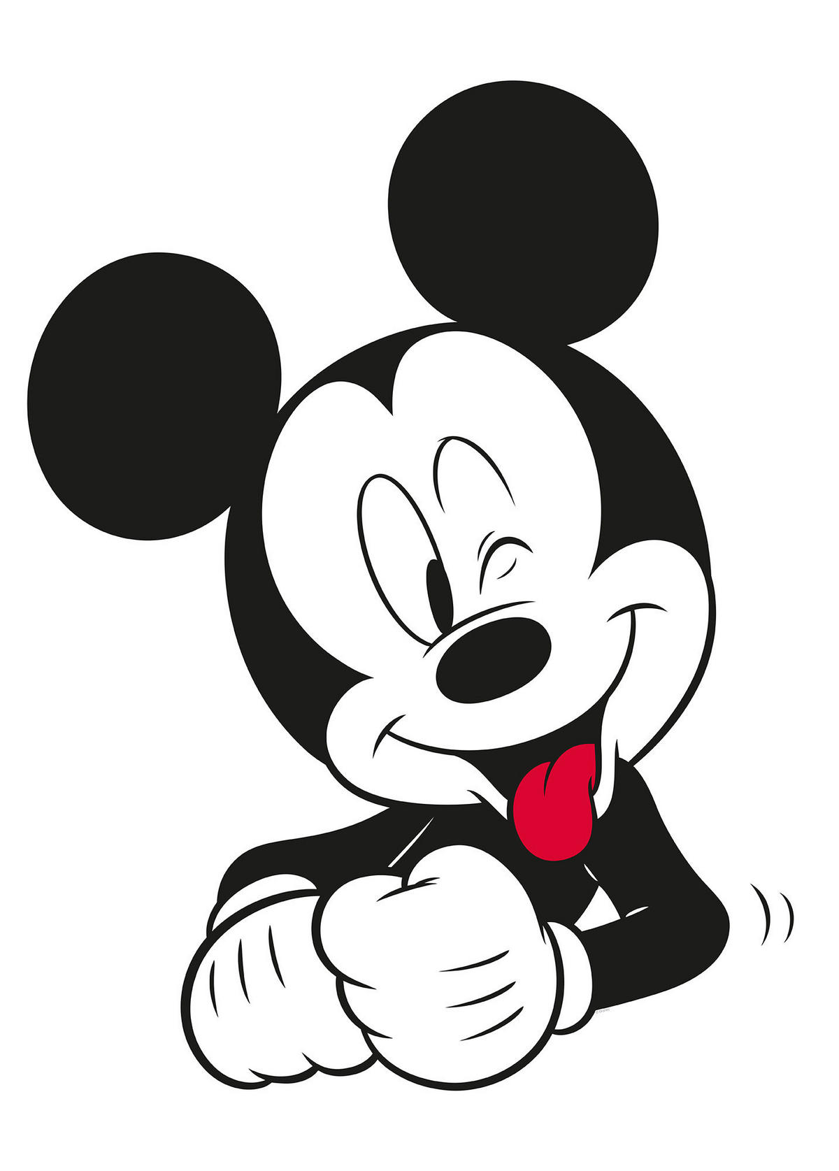 Komar Poster Mickey Mouse Funny Disney B/L: ca. 50x70 cm Mickey Mouse Funny - (50,00/70,00cm) - Komar