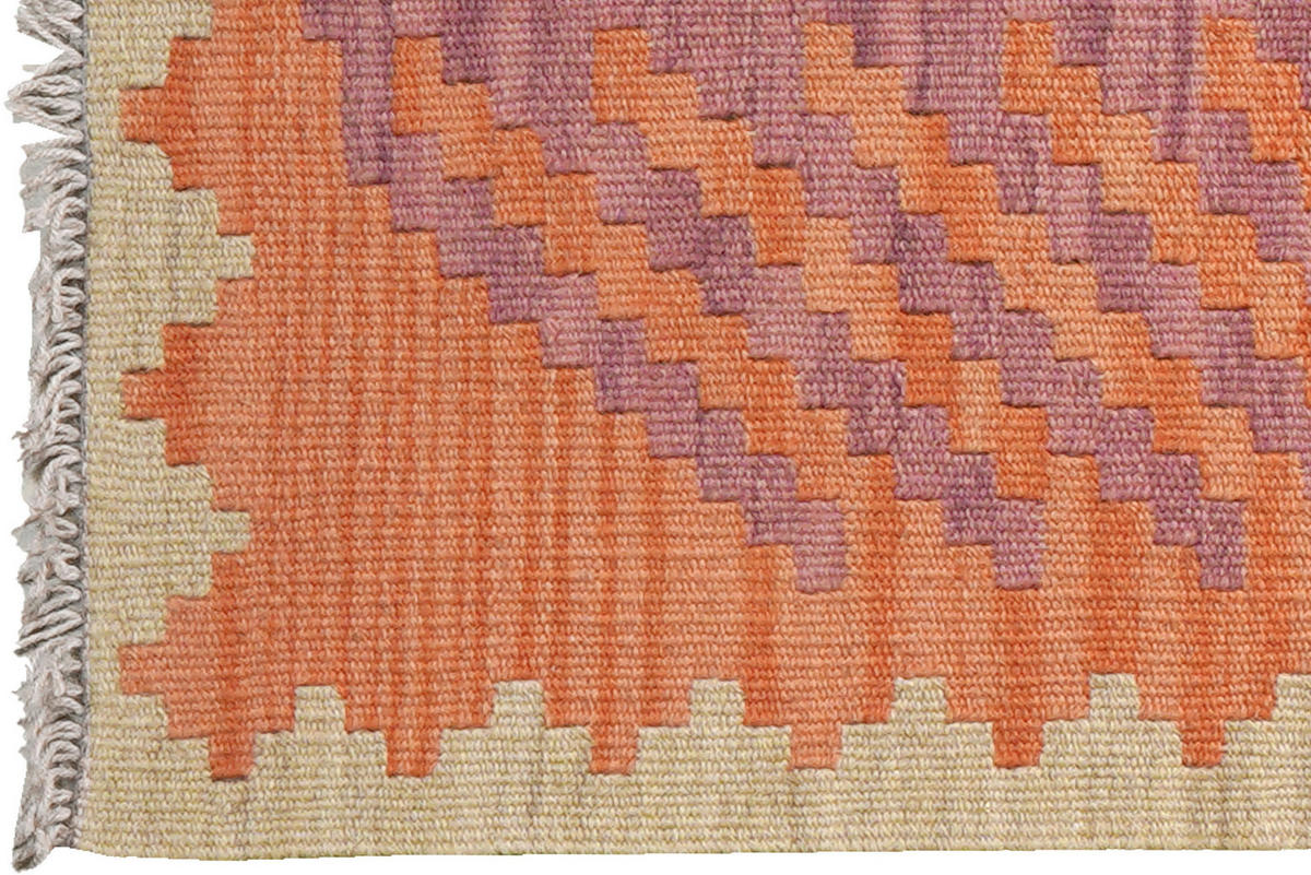 PersaTepp Teppich Kelim Gashgai beige B/H/L: ca. 57x1x193 cm Kelim Gashgai - beige/rot (193,00/57,00/1,00cm) - PersaTepp