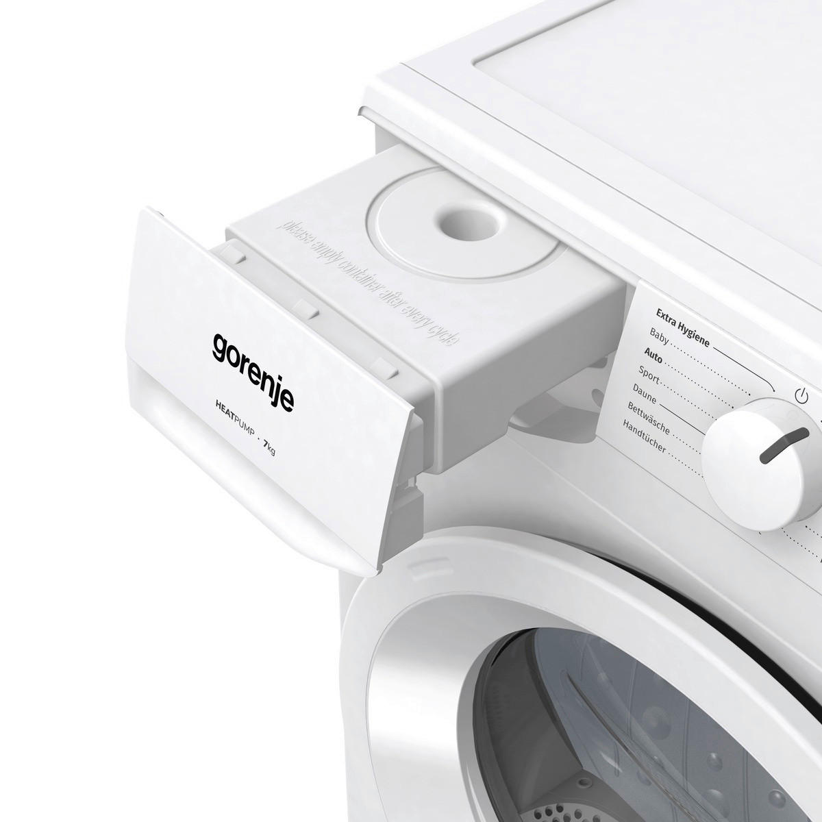 Gorenje Wärmepumpentrockner DHNE72 weiß B/H/T: ca. 60x85x55 cm ca. 7 kg Wärmepumpentrockner DHNE72 - weiß (60,00/85,00/55,00cm) - Gorenje