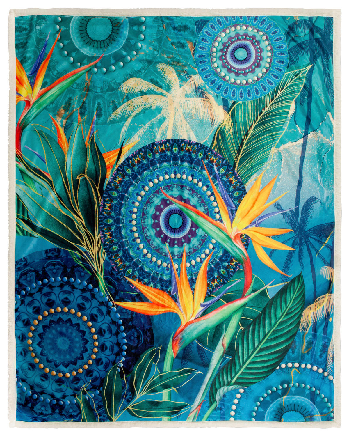 Wohndecke Novia Multi Polyester B/L: ca. 130x160 cm Novia - Multi (130,00/160,00cm) - HIP