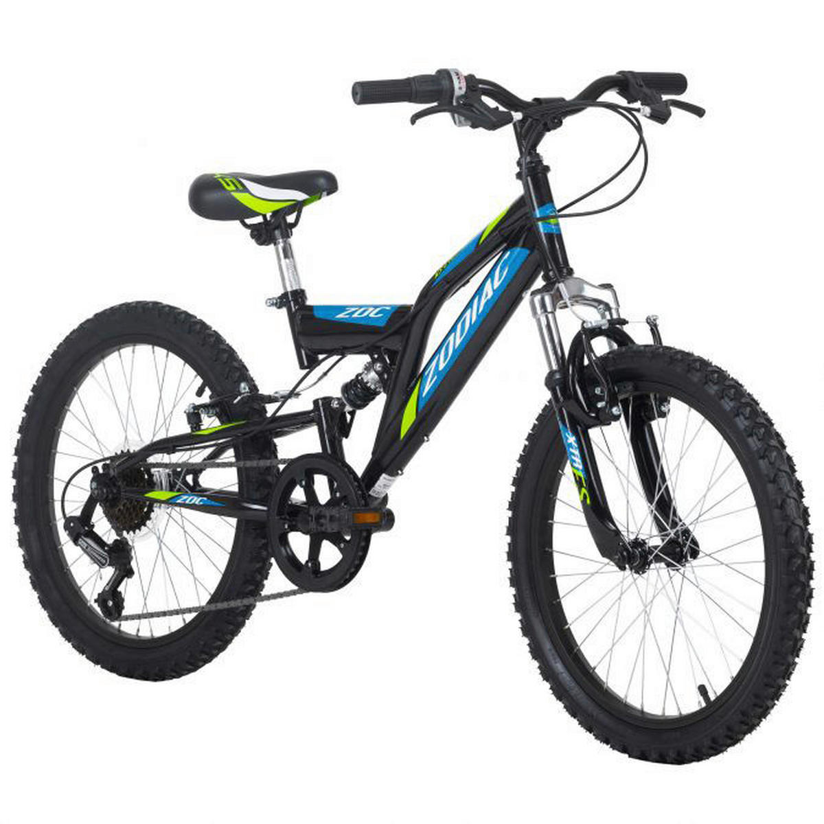 KS-Cycling Kinderfahrrad Zodiac Zodiac 20 Zoll Rahmenhöhe 31 cm 6 Gänge schwarz schwarz ca. 20 Zoll Zodiac - blau/rot - KS-Cycling