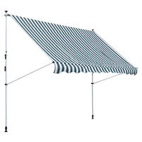 Markise grün B/H/L: ca. 150x280x300 cm Markise - weiß/grün (300,00/150,00/280,00cm) - Outsunny