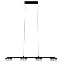 Näve Leuchten Pendelleuchte 7096522 schwarz Metall Kunststoff B/H/T: ca. 12x150x96 cm null 4 Brennstellen Cimo - schwarz (12,00/150,00/96,00cm) - Näve Leuchten
