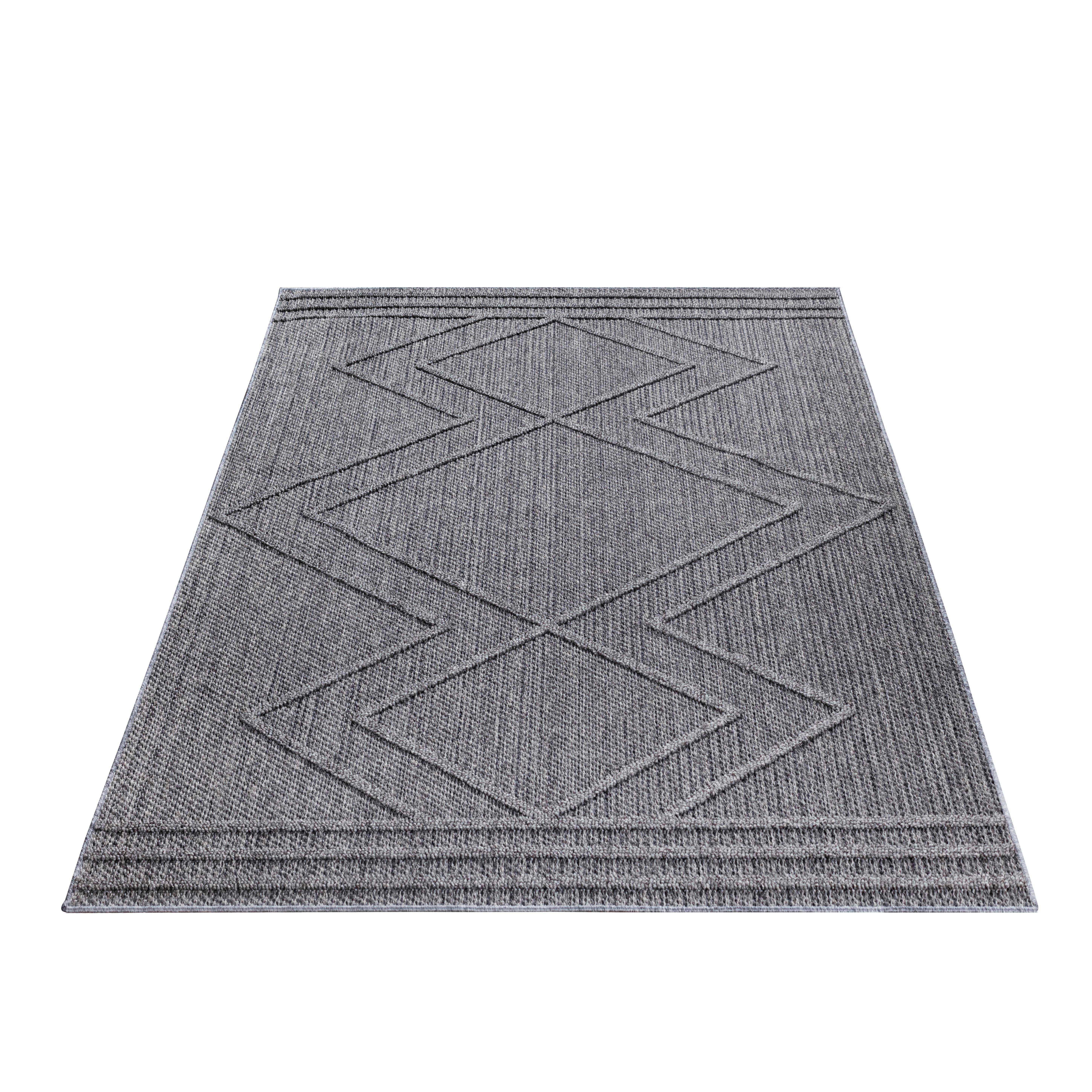 Ayyildiz Teppich PATARA grau B/L: ca. 80x250 cm PATARA - grau (80,00/250,00cm) - Ayyildiz