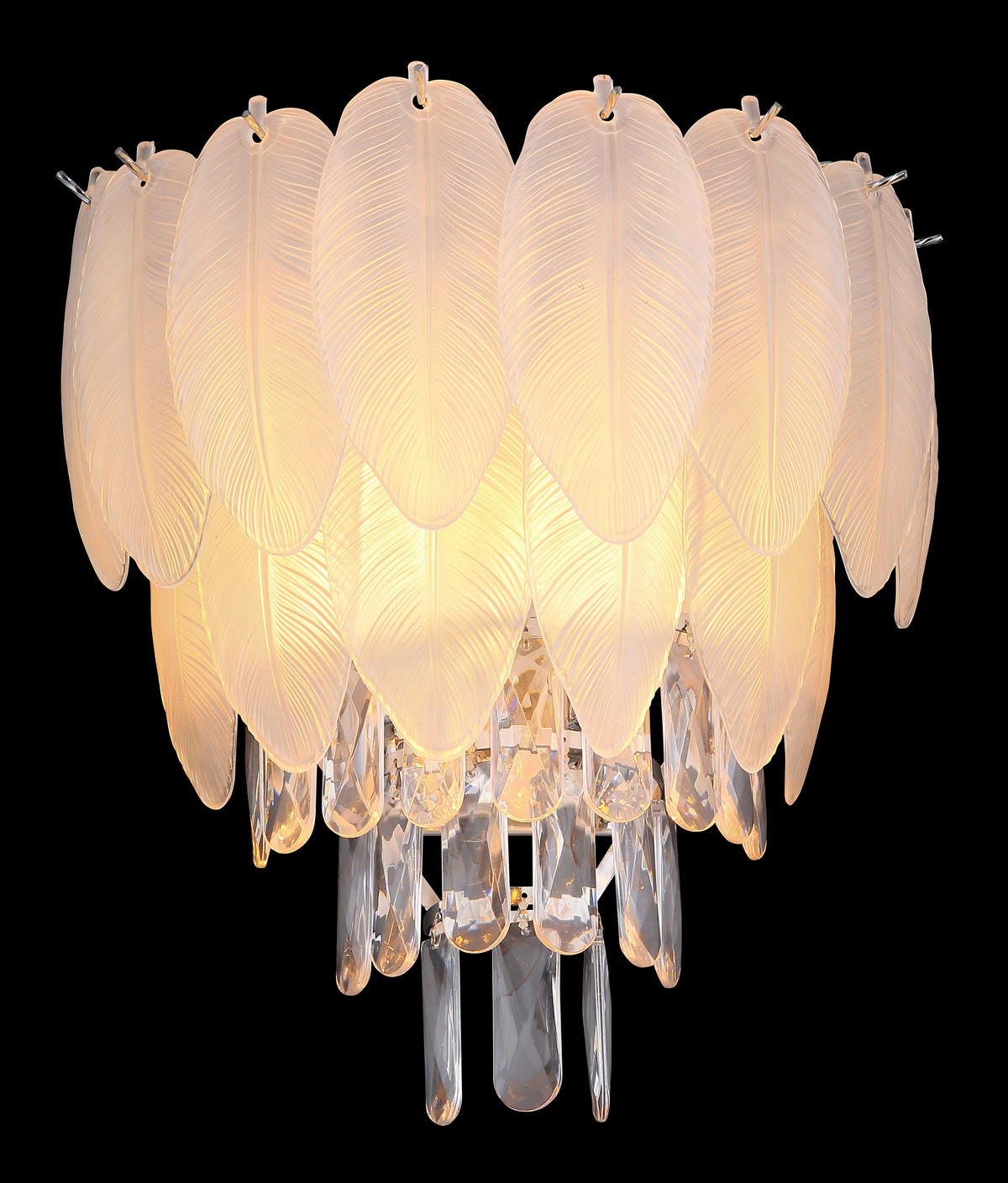 GLOBO Wandleuchte Chrom Rauch Metall Kunststoff B/H/T: ca. 35,5x40x20,5 cm E14 3 Brennstellen DALTON - Chrom/Rauch (35,50/40,00/20,50cm) - GLOBO