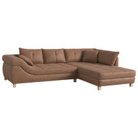 Polsterecke Bonanza Cognac Microfaser B/H/T: ca. 317x96x227 cm Bonanza - Eiche/Cognac (317,00/96,00/227,00cm)