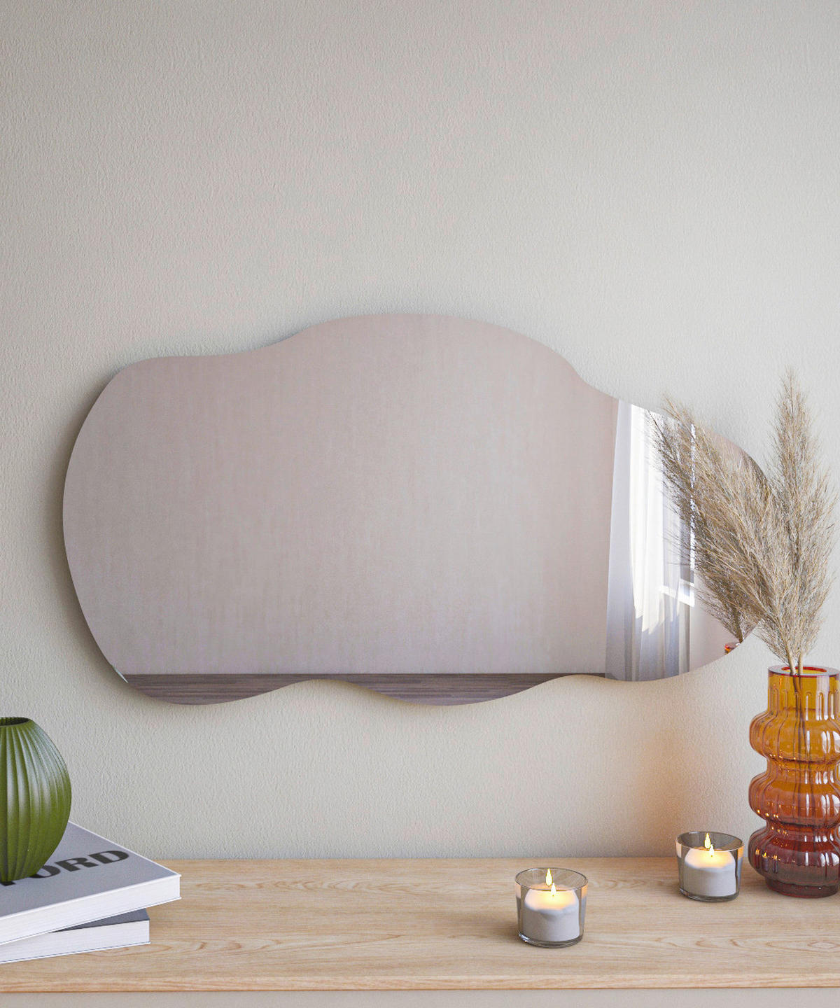 Wandspiegel Baby B/H/T: ca. 40x72x3,5 cm Baby - (40,00/72,00/3,50cm) - moebel17