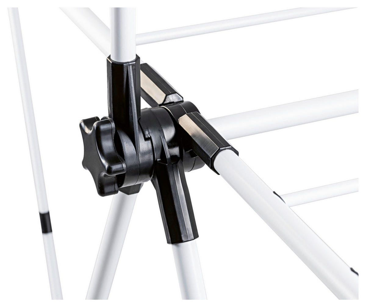EasyMaxx Flügelwäschetrockner weiß Wäscheständer_EASYmaxx - weiß/schwarz (60,50/8,00/108,00cm) - EasyMaxx