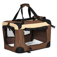 PawHut Hunde-Zubehör braun Polyester B/H/L: ca. 33,5x50,5x35 cm Hundetasche - braun (35,00/33,50/50,50cm) - PawHut