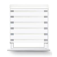 Doppelrollo mit Blende Easy-Fix weiß B/L: ca. 80x220 cm Easy-Fix - weiß (80,00/220,00cm) - POCOline