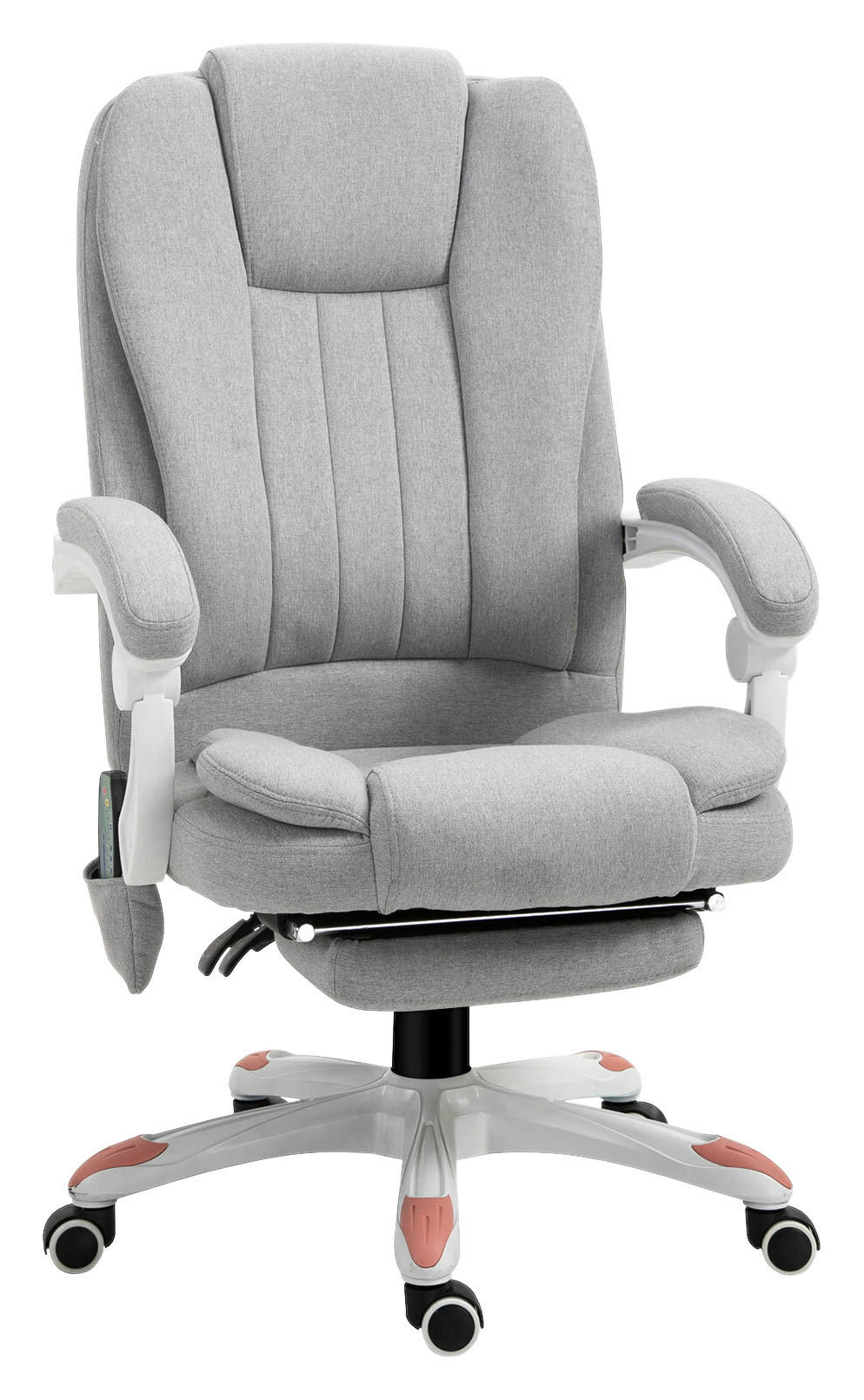 Vinsetto Massagestuhl MH921-272 grau Polyester-Mischgewebe Schaumstoff Nylon B/H/L: ca. 66x115x63 cm Massagestuhl MH921-272 - grau (63,00/66,00/115,00cm) - Vinsetto