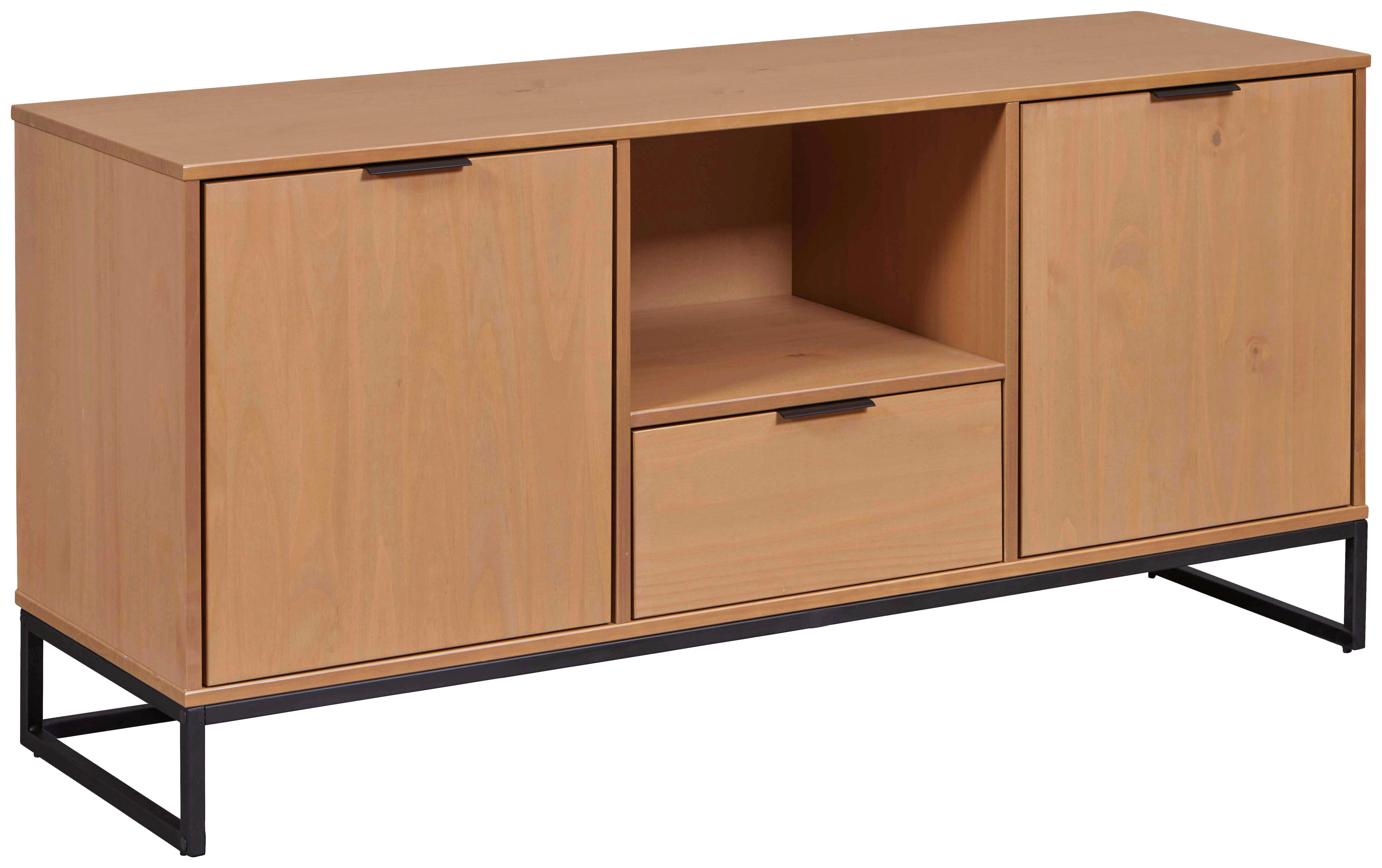 TV-Board Vivo 2T1S Oak lackiert B/H/L: ca. 45,3x50x150 cm Vivo 2T1S - Oak (150,00/45,30/50,00cm) - Inter Link