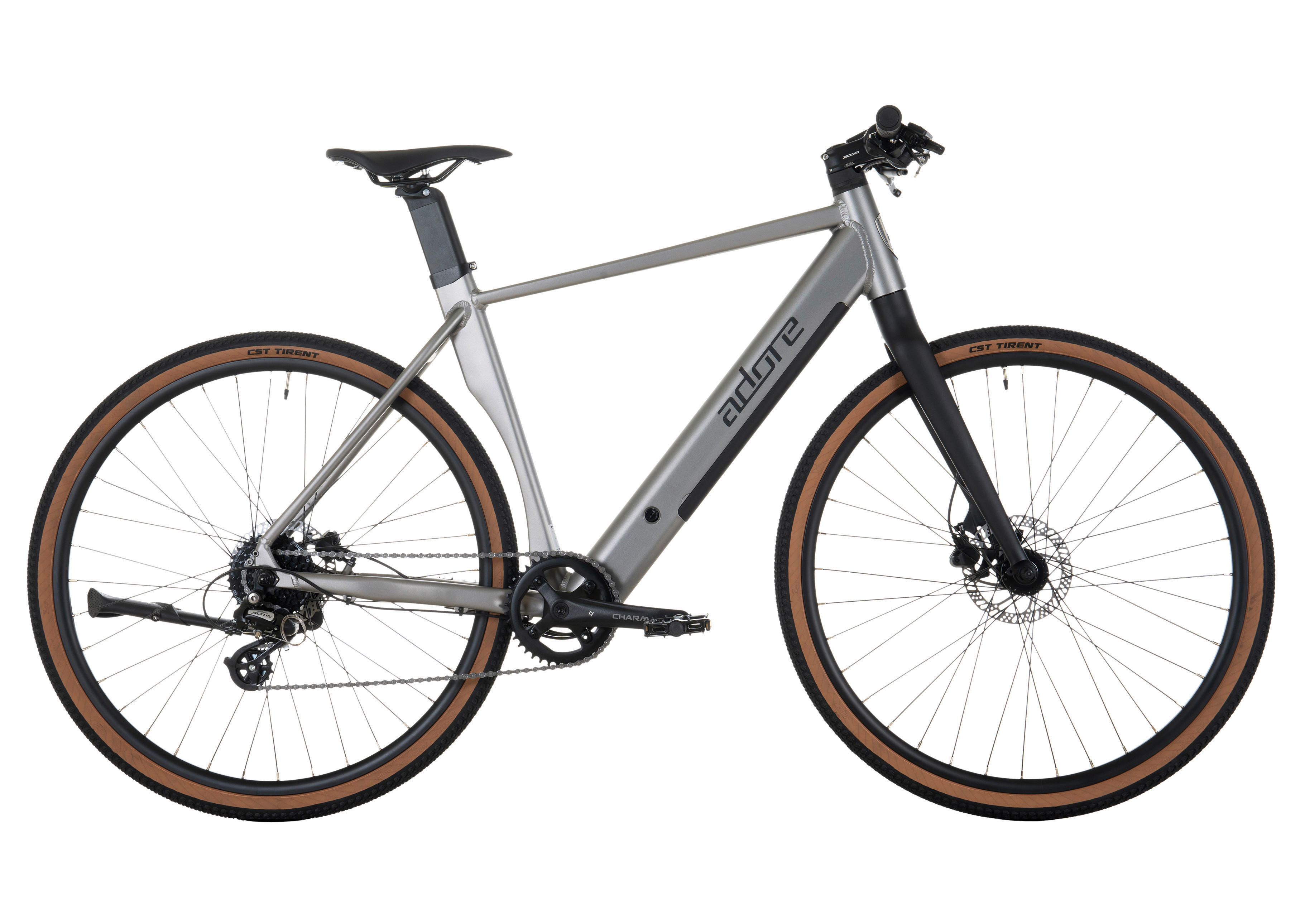 Adore E-Bike UBR-770 UBR-770 28 Zoll Rahmenhöhe 52 cm 8 Gänge grau grau ca. 250 W ca. 28 Zoll UBR-770 - grau - Adore