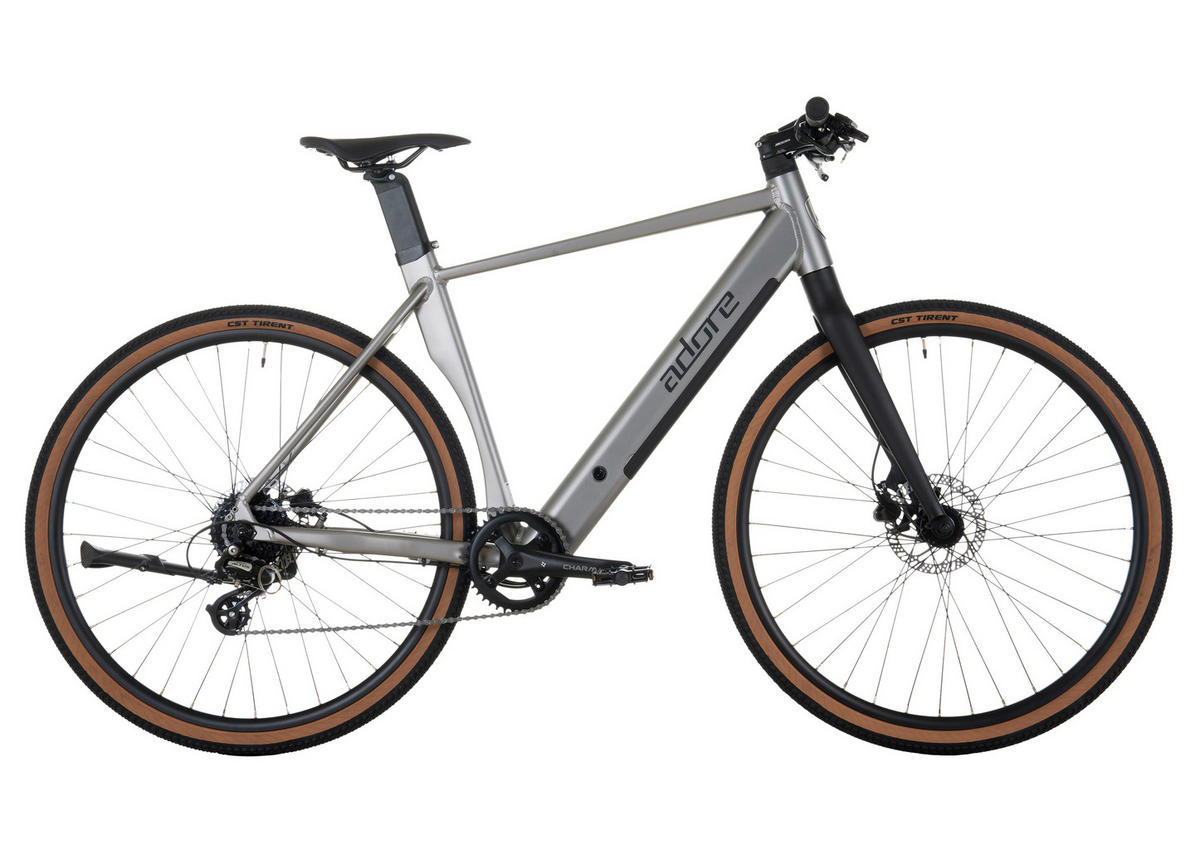 Adore E-Bike UBR-770 UBR-770 28 Zoll Rahmenhöhe 52 cm 8 Gänge grau grau ca. 250 W ca. 28 Zoll UBR-770 - grau - Adore