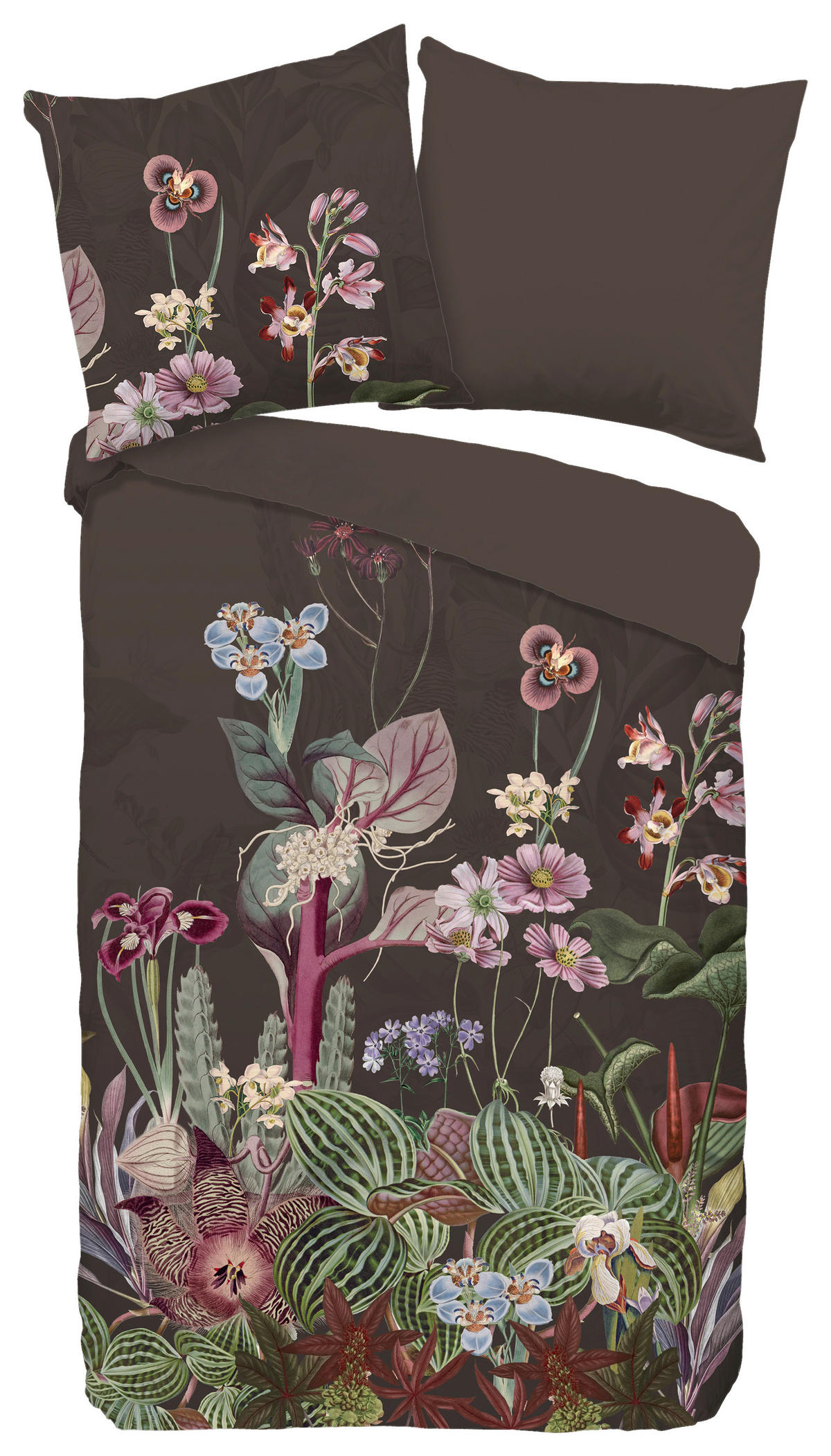 Bettwäsche Phoebe braun Baumwolle B/L: ca. 135x200 cm Phoebe - braun (135,00/200,00cm) - Good Morning