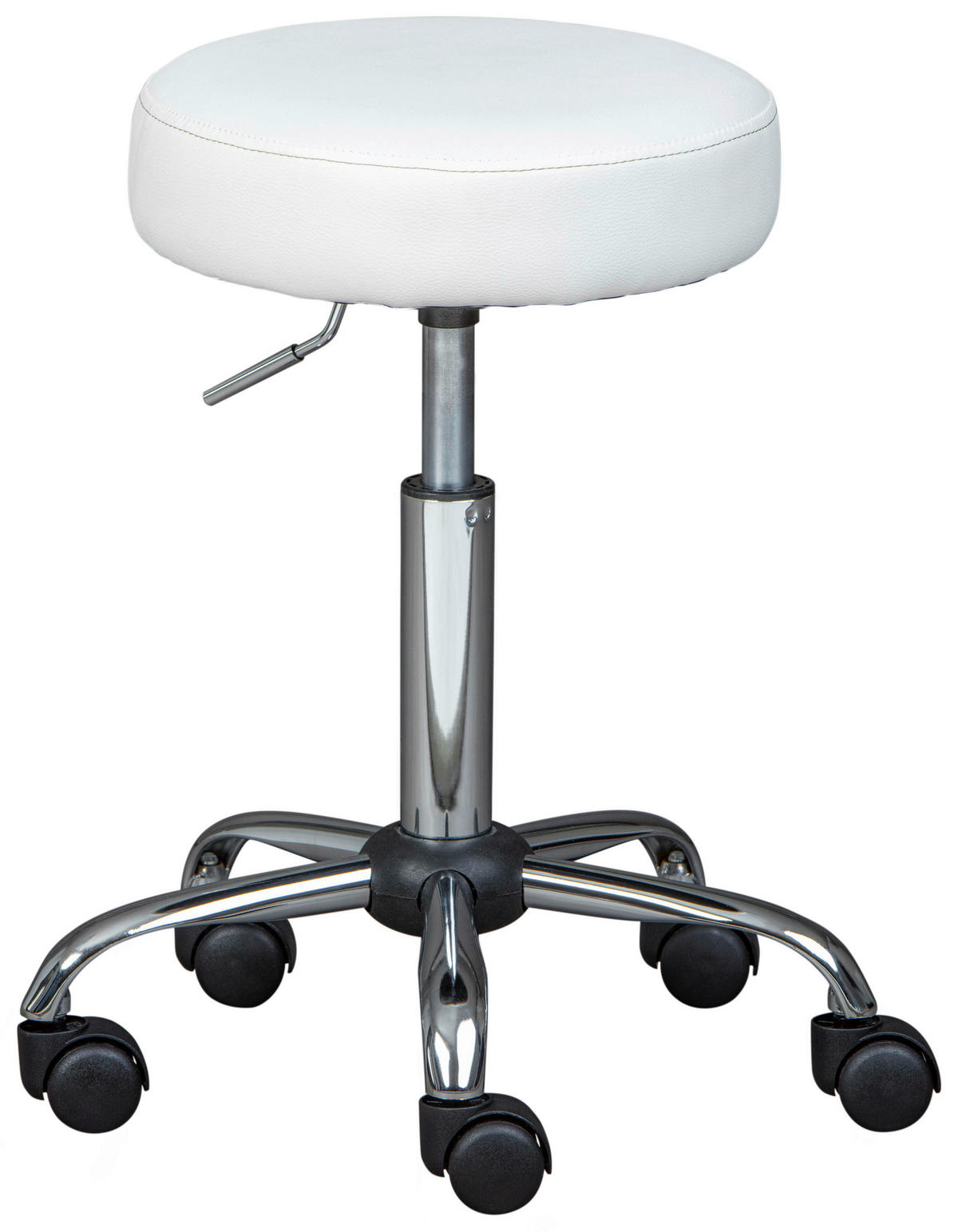 Sitzhocker Asra weiß B/H/T: ca. 33x66x33 cm Asra - weiß (33,00/66,00/33,00cm) - Inter Link