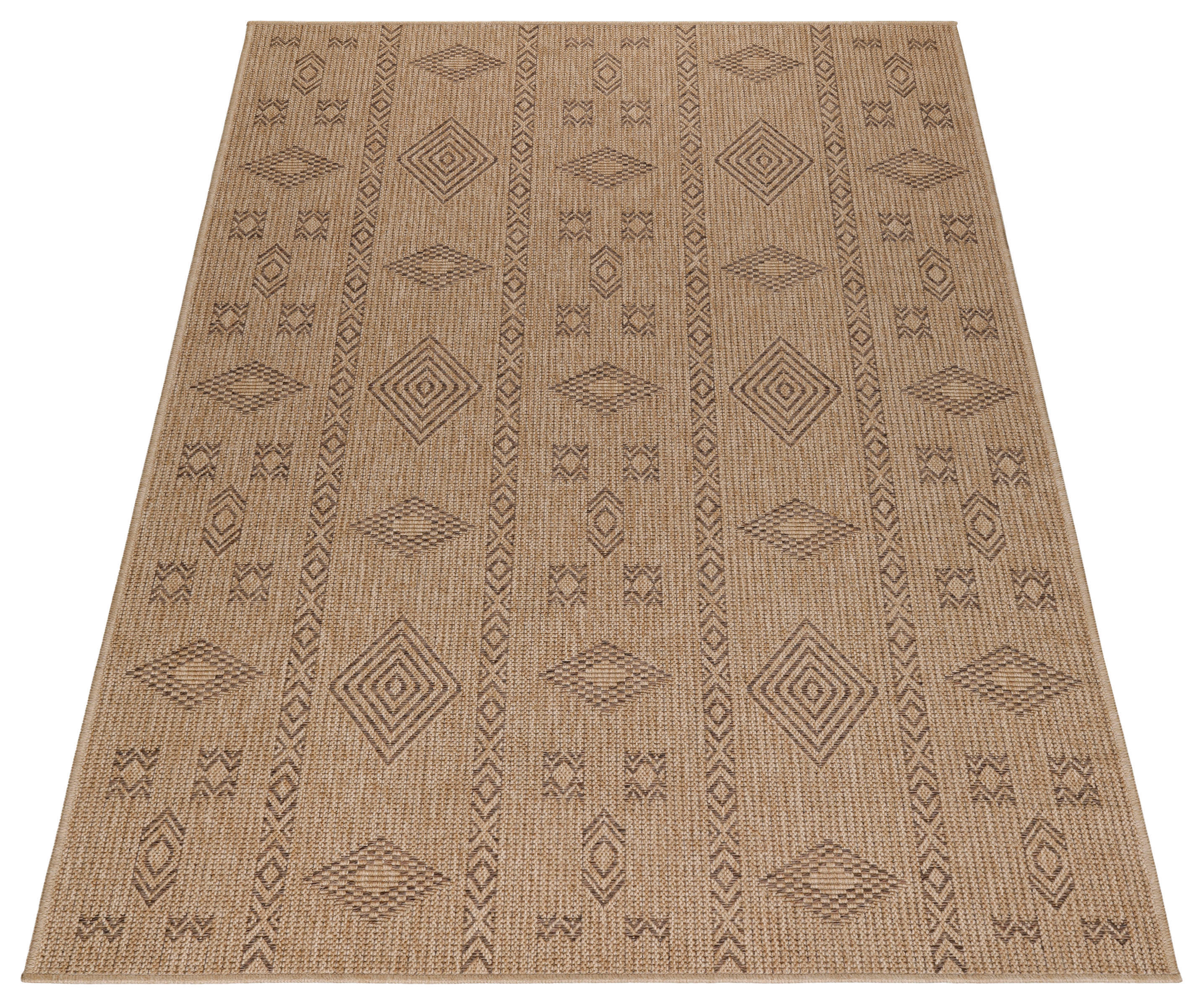 Ayyildiz Teppich DHAKA schwarz B/L: ca. 80x250 cm DHAKA - schwarz (80,00/250,00cm) - Ayyildiz