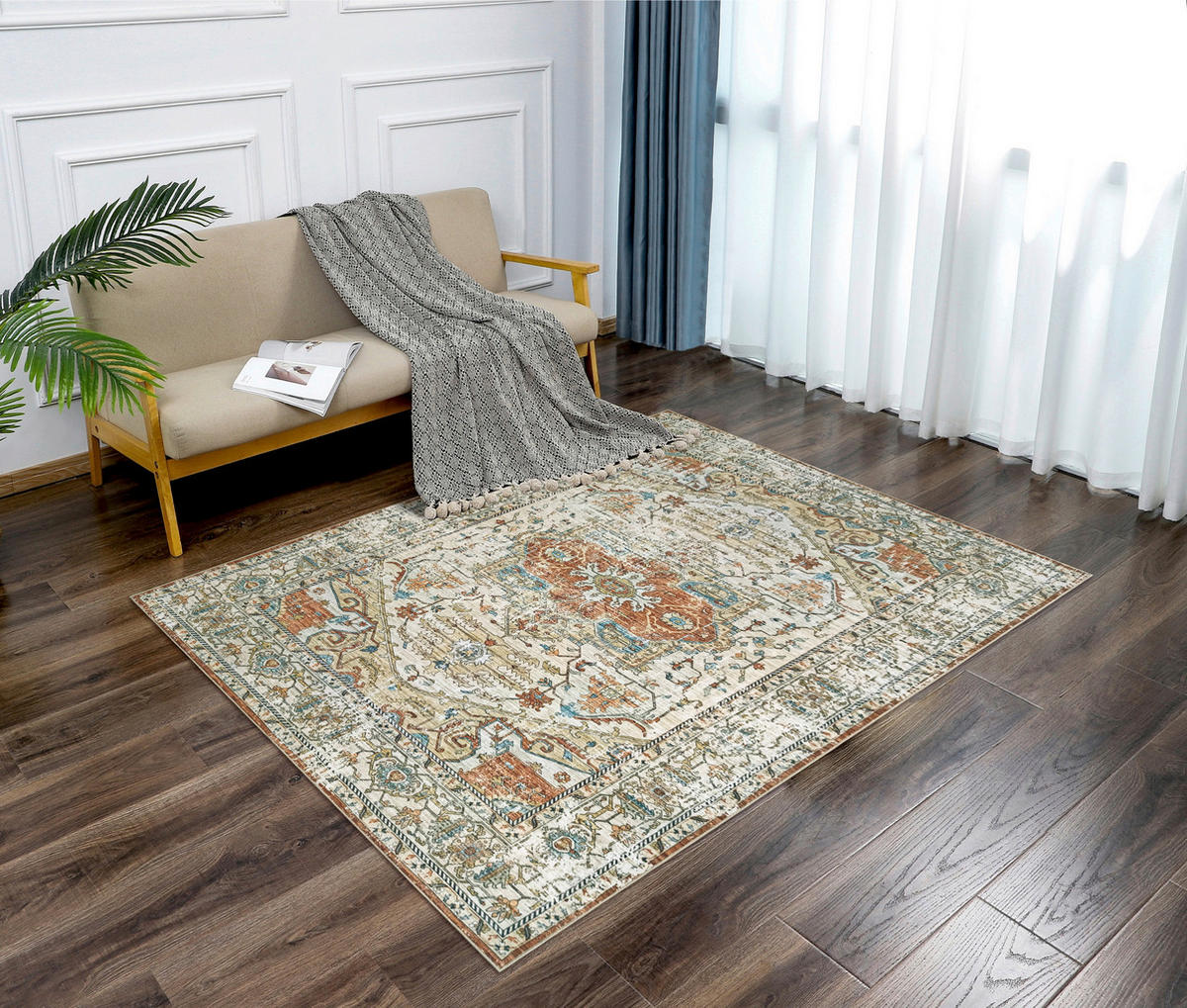 Teppich Silk beige B/L: ca. 80x150 cm Silk - beige (80,00/150,00cm)
