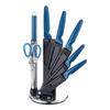 MICHELINO Messerset petrol Edelstahl 8 tlg. Messerset_Michelino_8tlg. - petrol/schwarz - MICHELINO