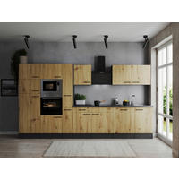 Küchenblock Oliver B/H/T: ca. 370x205x60 cm Oliver - granit/grau (370,00/205,00/60,00cm) - Respekta