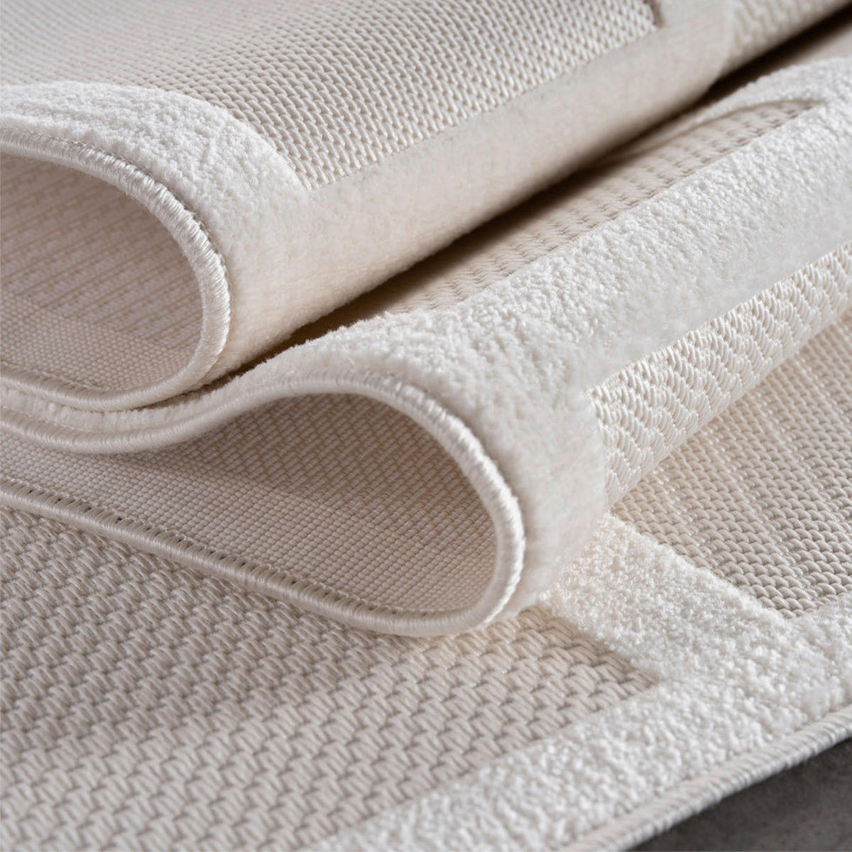 Ayyildiz Kurzflorteppich DOHA creme B/L: ca. 80x150 cm DOHA - creme (80,00/150,00cm) - Ayyildiz