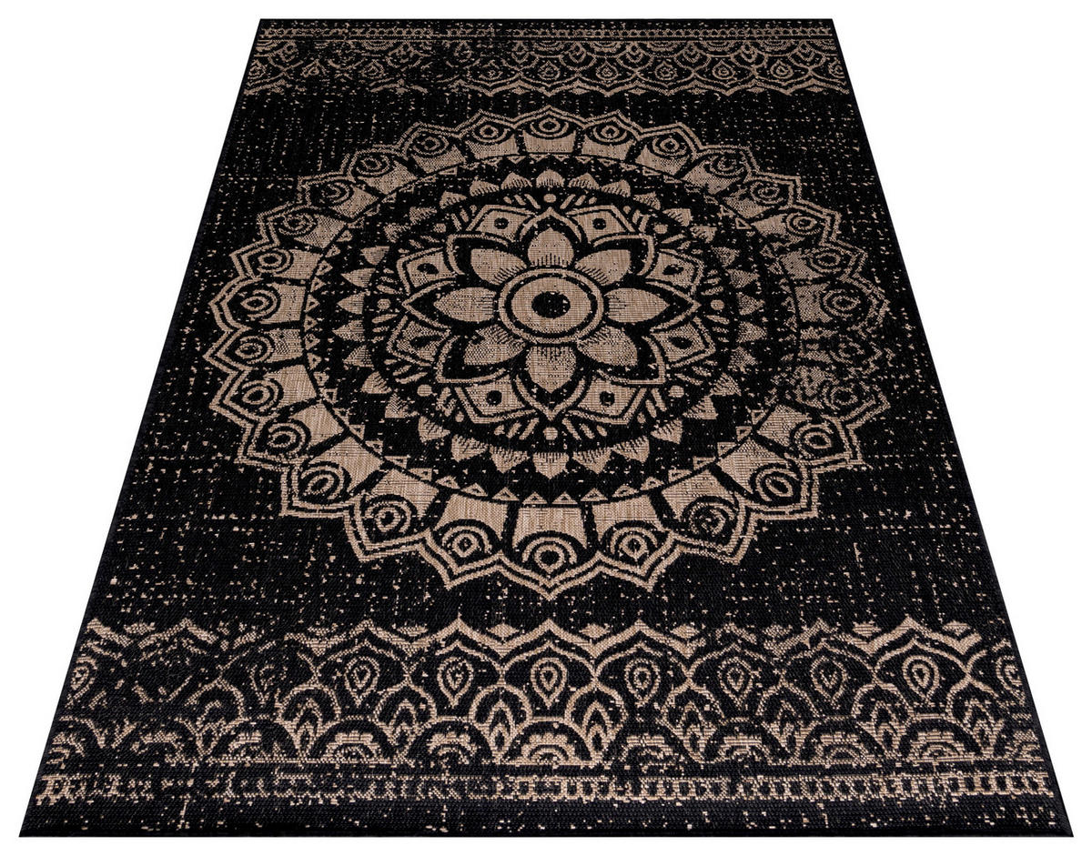 Ayyildiz Teppich SUNNY schwarz B/L: ca. 120x170 cm SUNNY - schwarz (120,00/170,00cm) - Ayyildiz