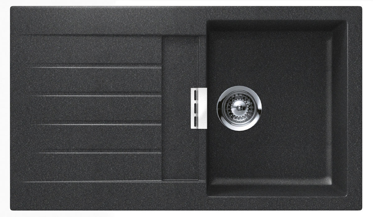 SCHOCK Einbauspüle Signus D-100 Cristadur B/H/T: ca. 86x20x50 cm Signus D-100 - (86,00/20,00/50,00cm) - SCHOCK