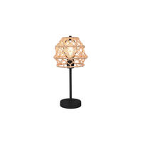 Reality Leuchten Tischleuchte schwarz Metall H: ca. 42 cm E27 1 Brennstellen Hive - schwarz (42,00cm) - Reality Leuchten
