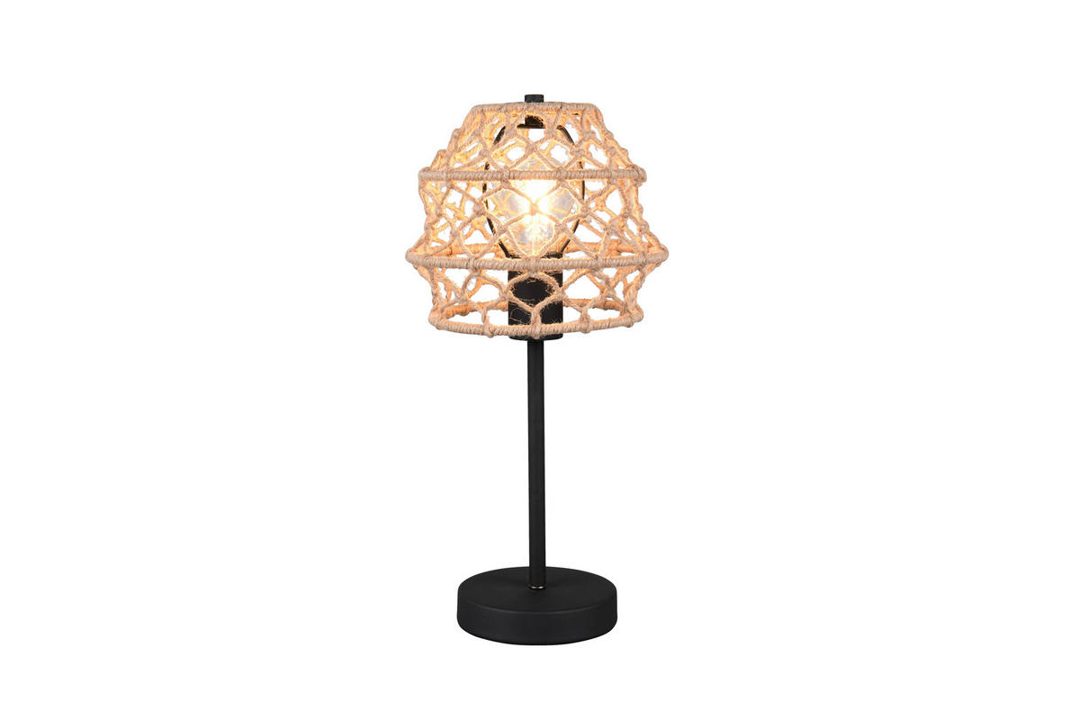 Reality Leuchten Tischleuchte schwarz Metall H: ca. 42 cm E27 1 Brennstellen Hive - schwarz (42,00cm) - Reality Leuchten