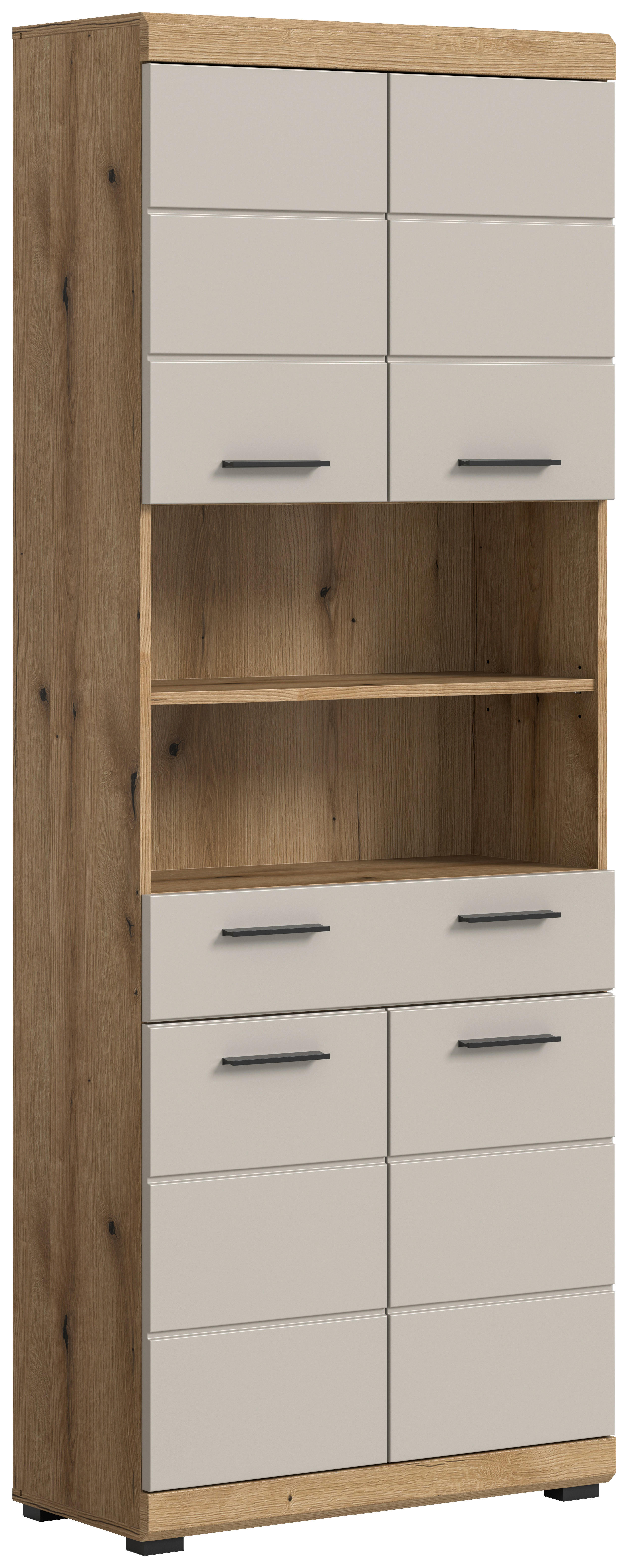 Badhochschrank Scout Evoke Oak Nachbildung Kaschmirgrau Nachbildung B/H/T: ca. 74x191x31 cm Scout - Kaschmirgrau (74,00/191,00/31,00cm) - xonox.home