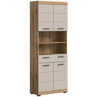 Badhochschrank Scout Evoke Oak Nachbildung Kaschmirgrau Nachbildung B/H/T: ca. 74x191x31 cm Scout - Kaschmirgrau (74,00/191,00/31,00cm) - xonox.home