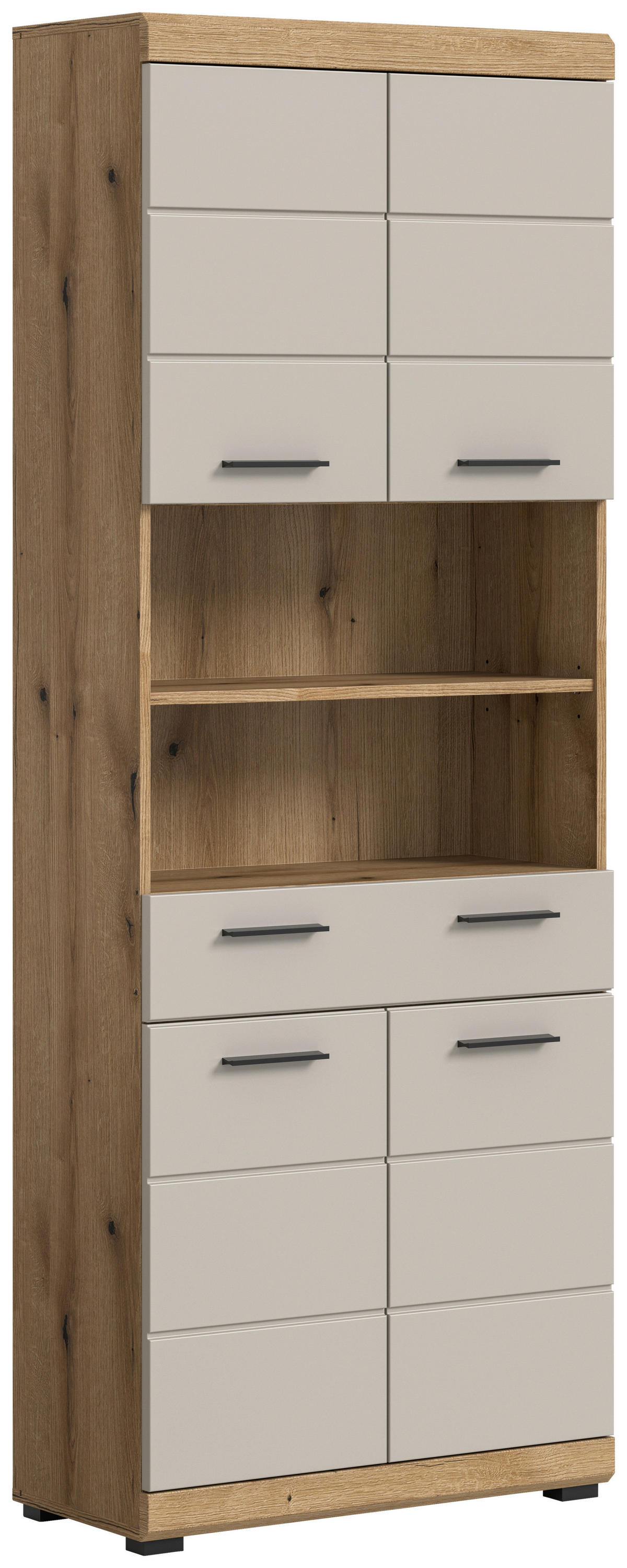 Badhochschrank Scout Evoke Oak Nachbildung Kaschmirgrau Nachbildung B/H/T: ca. 74x191x31 cm Scout - Kaschmirgrau (74,00/191,00/31,00cm) - xonox.home