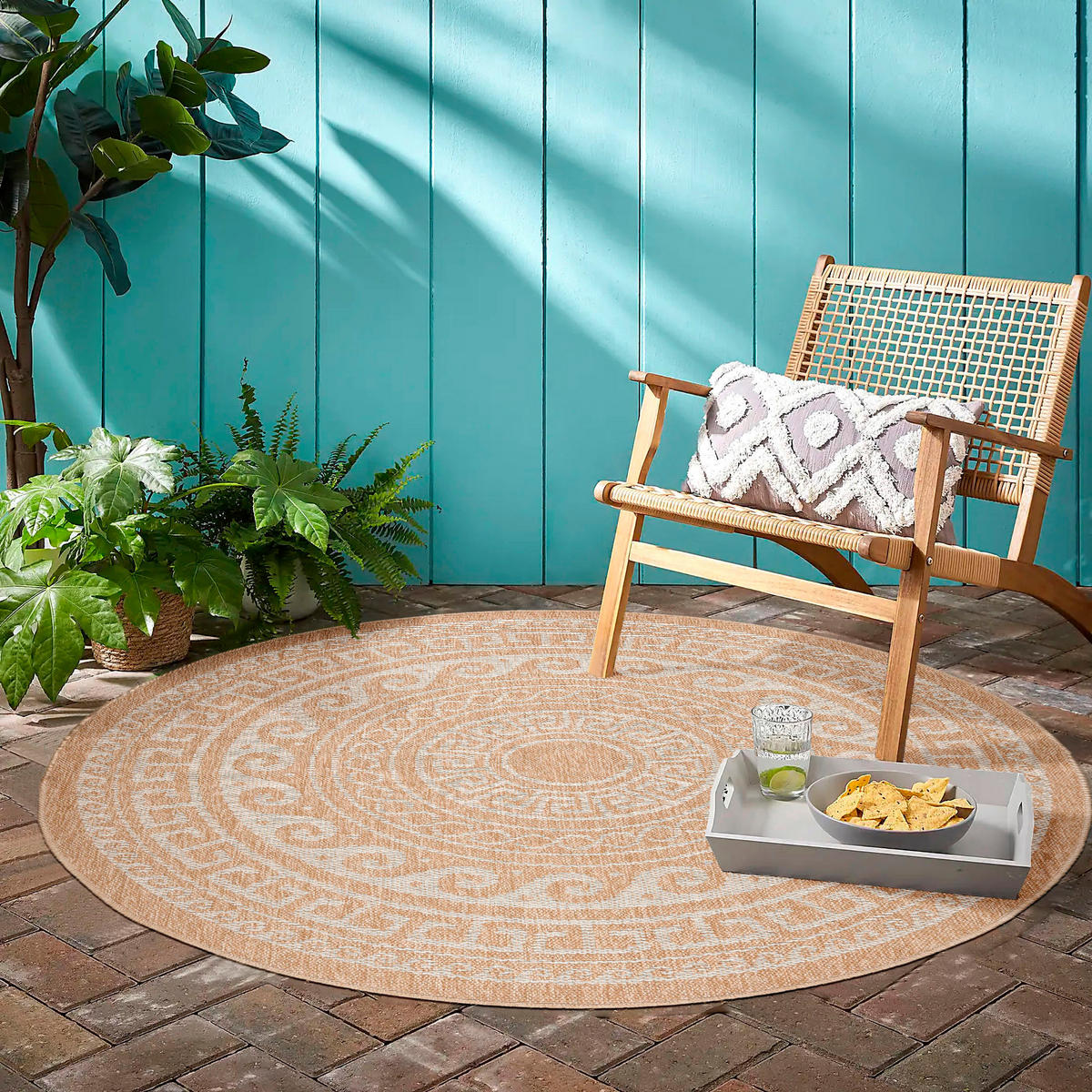 Ayyildiz Teppich COMILLA beige D: ca. 120 cm COMILLA - beige (120,00cm) - Ayyildiz