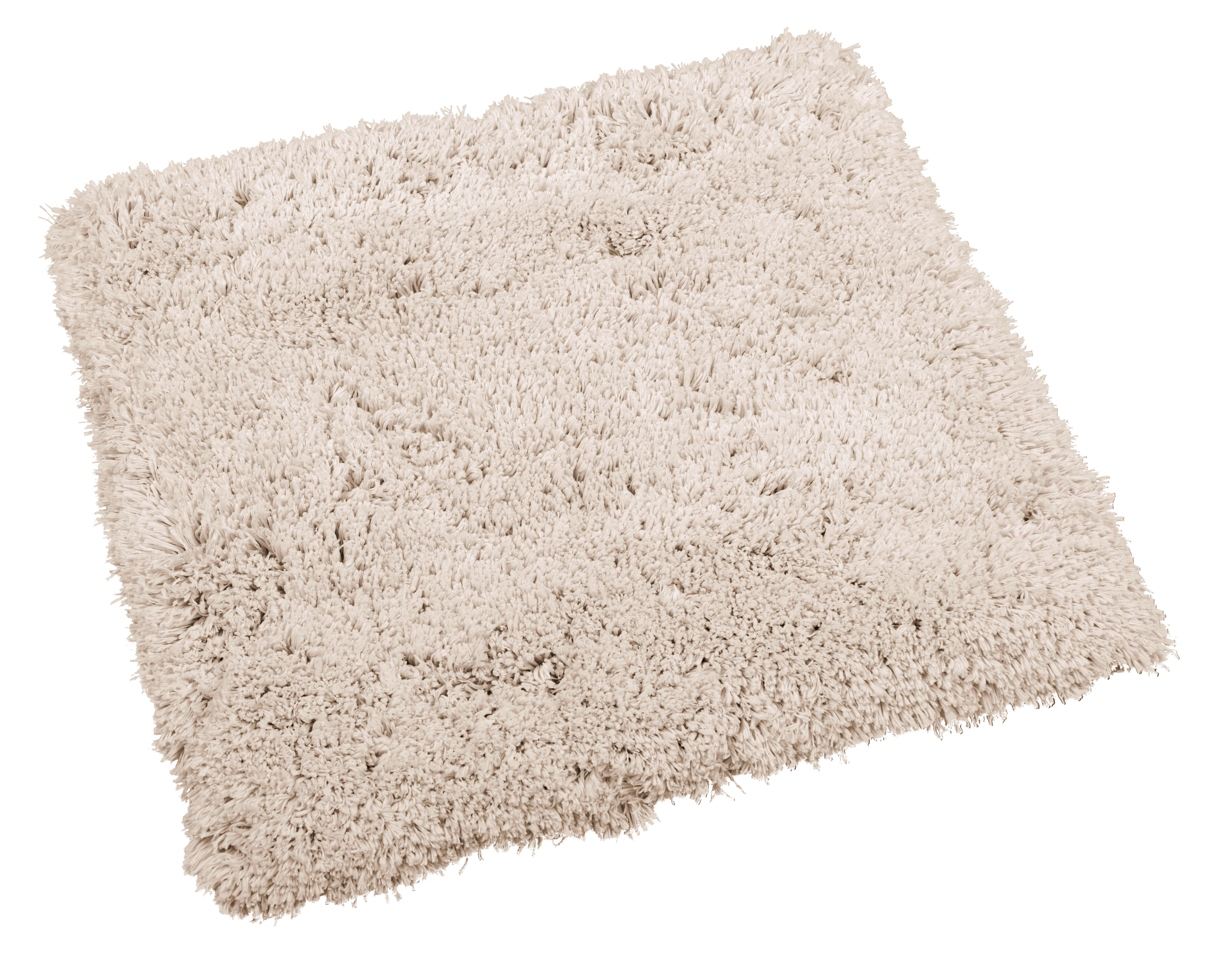 Badematte Badematte_Shaggy beige 50x50cm - beige (50,00/50,00cm)