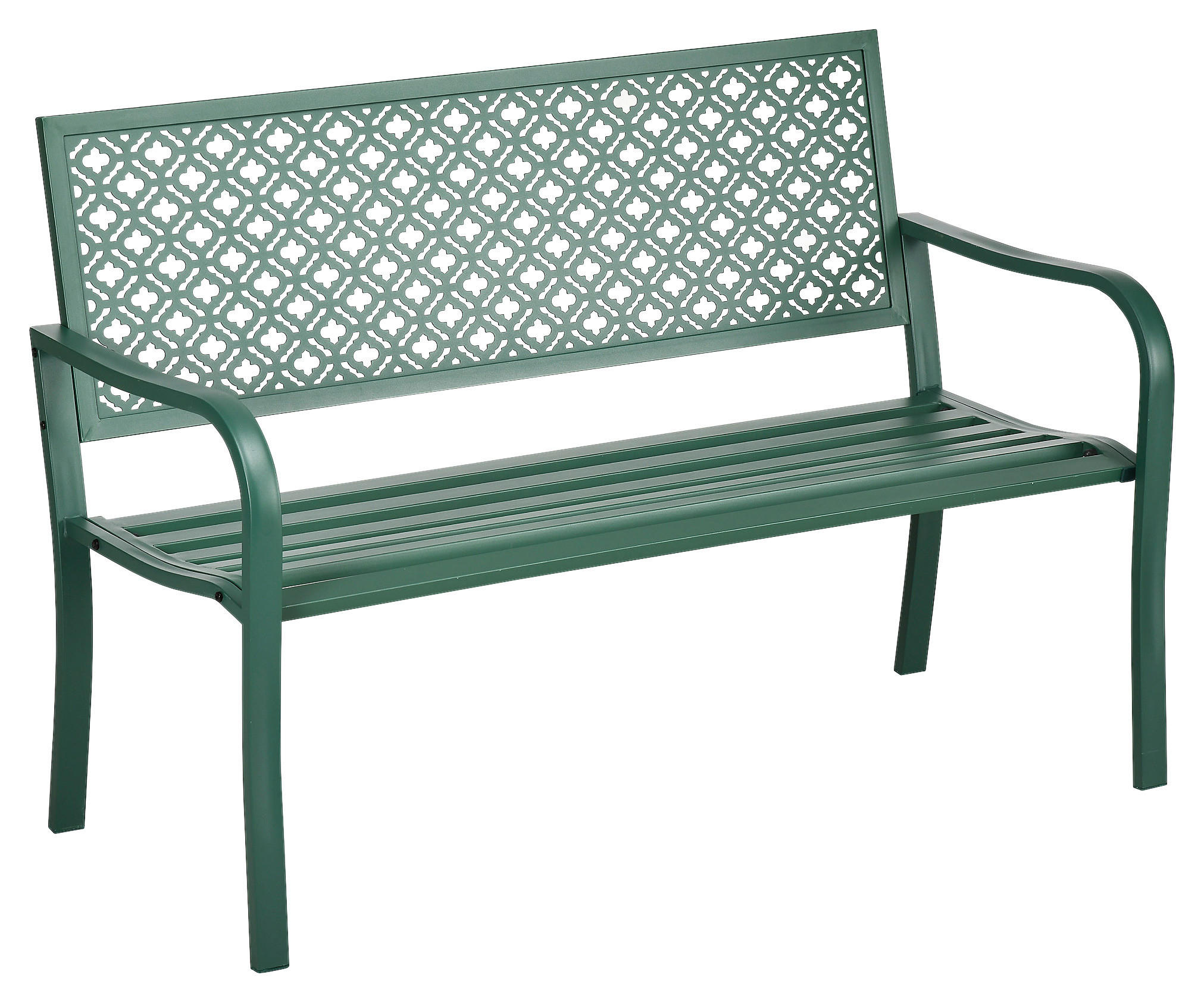 Outsunny Gartenbank Gartenbank - dunkelgrün (127,00/63,00/83,00cm) - Outsunny