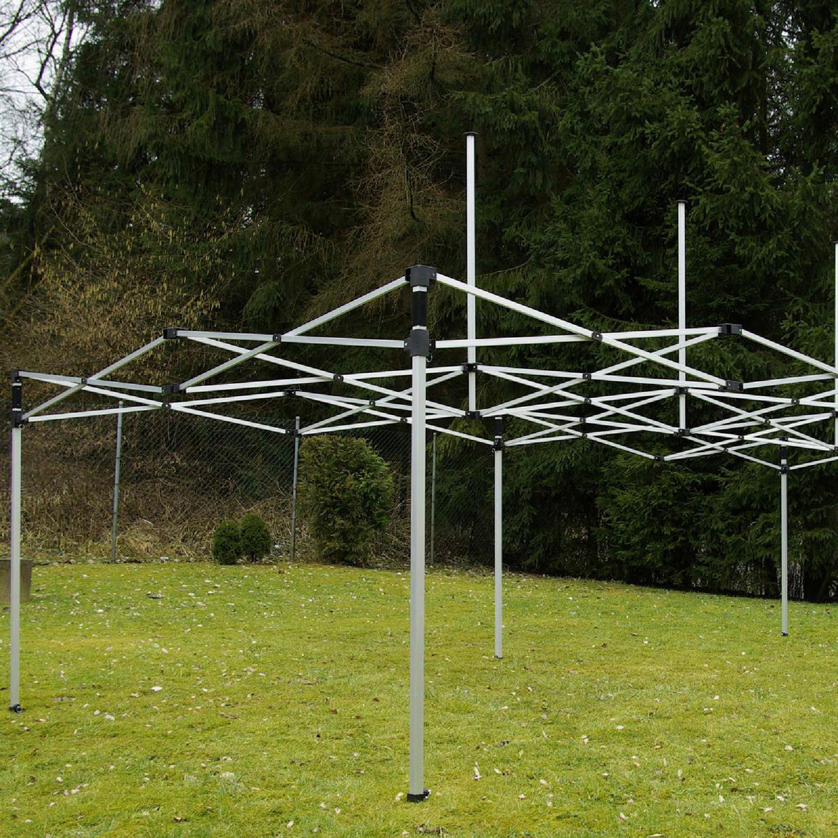 VCM Faltpavillon PROFI blau Polyester-Mischgewebe B/T/L: ca. 600x300x600 cm PROFI - blau (600,00/600,00cm) - VCM