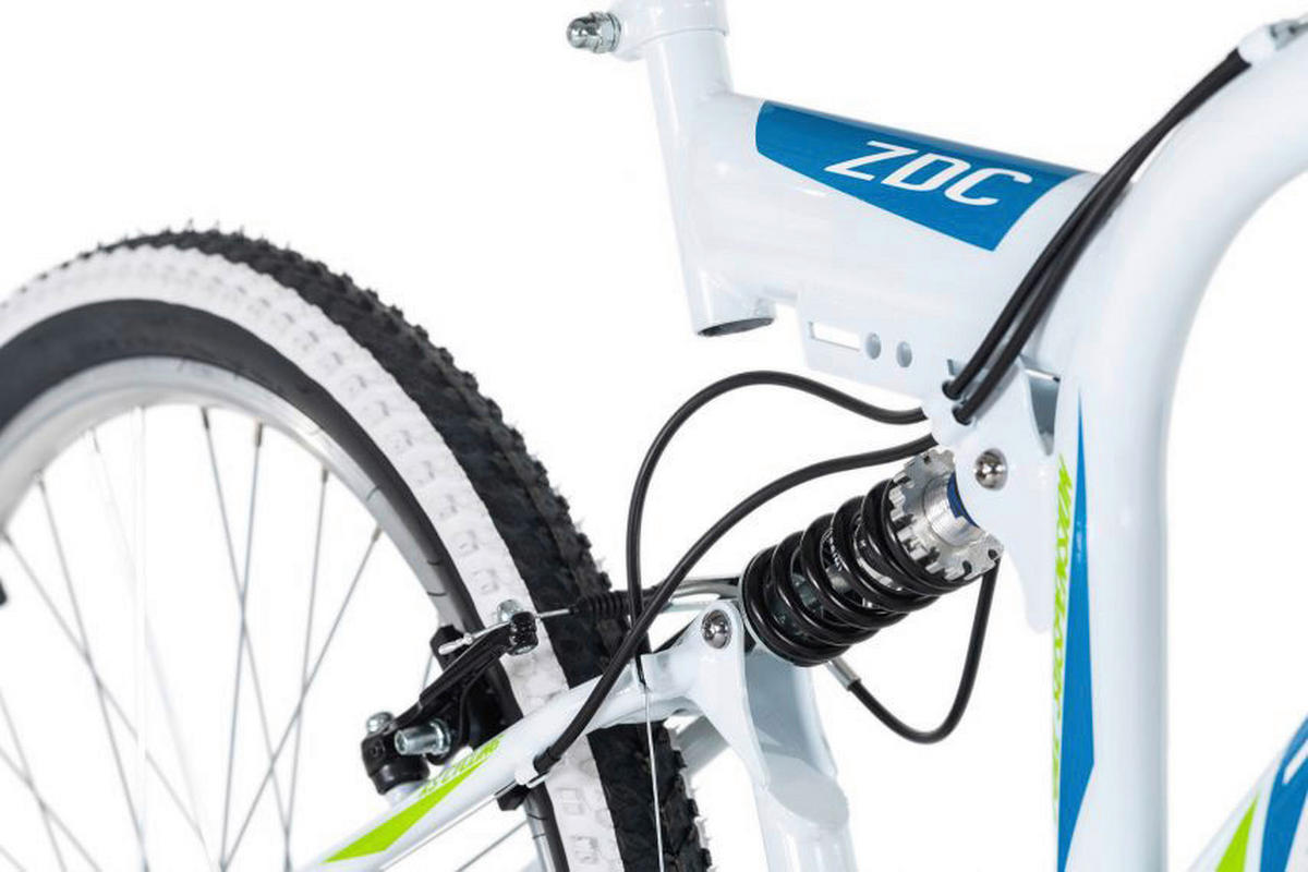KS-Cycling Mountainbike Zodiac Fully Zodiac  26 Zoll Rahmenhöhe 48 cm 21 Gänge schwarz schwarz ca. 26 Zoll Zodiac - blau/schwarz - KS-Cycling