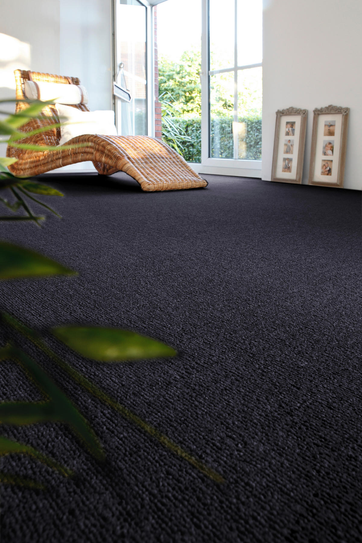 Teppichboden Mirabell anthrazit B/L: ca. 200x300 cm pro Stück Mirabell - anthrazit (200,00/300,00cm)