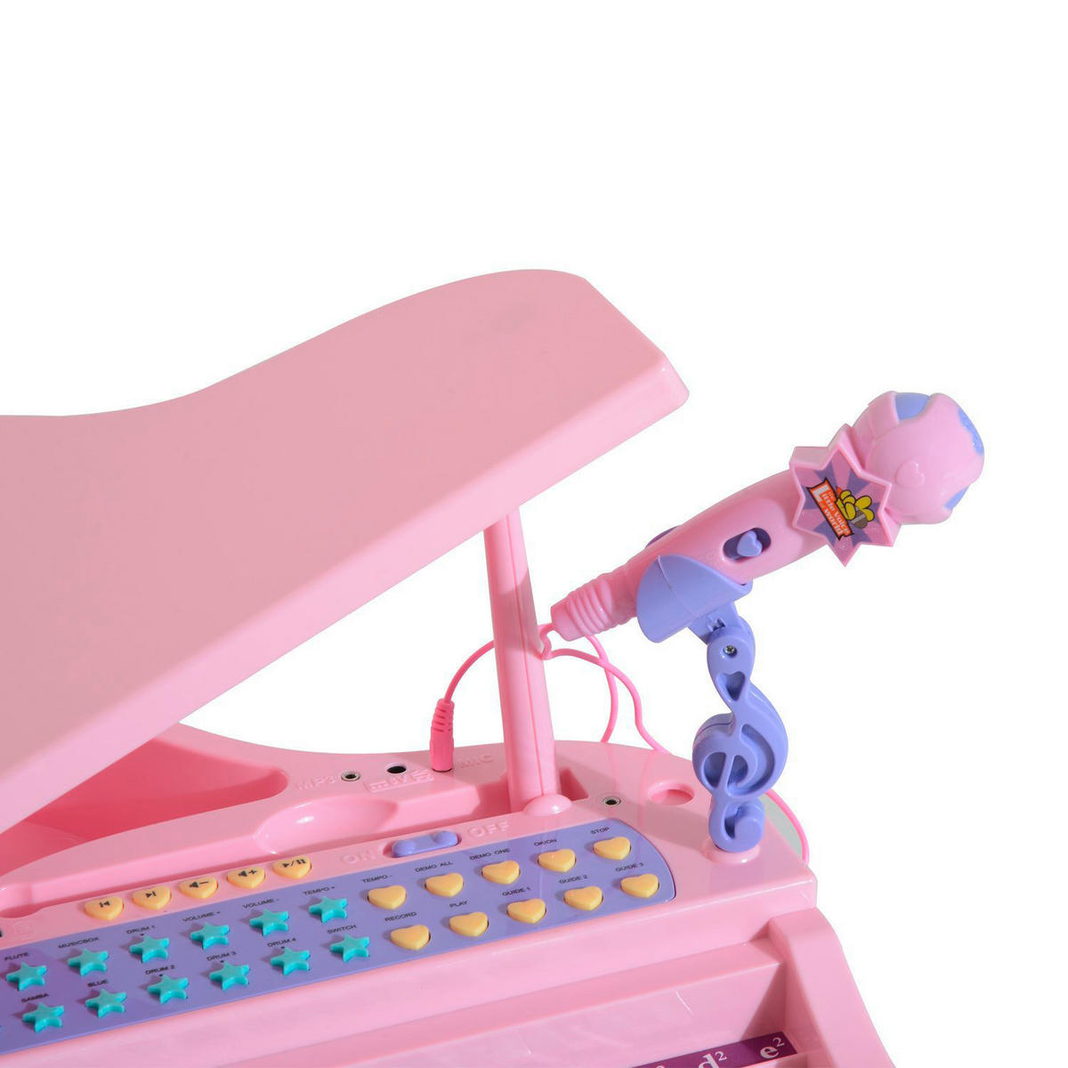 HOMCOM Kinderklavier B/H/L: ca. 39x69x48 cm Kinderklavier - pink (48,00/39,00/69,00cm) - HOMCOM