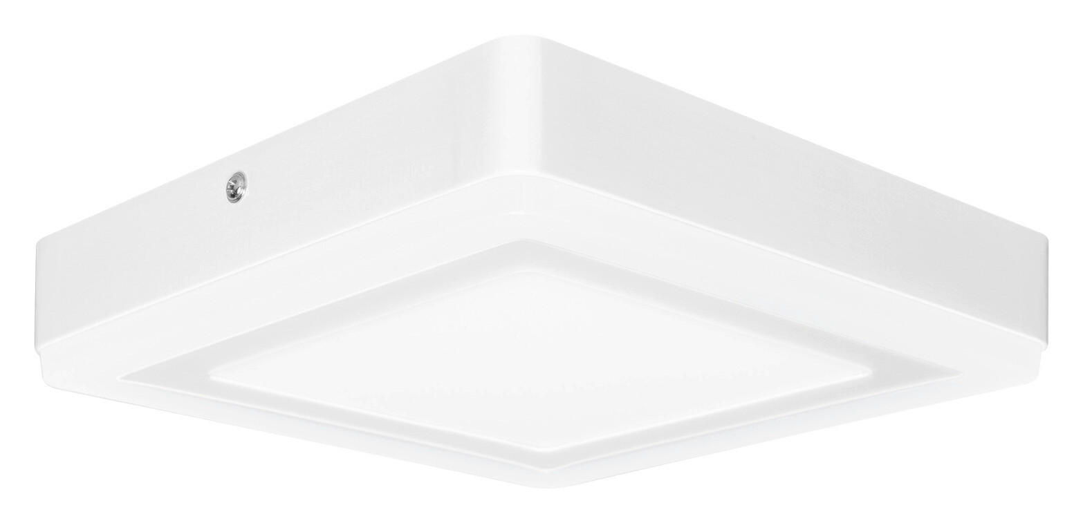 LEDVANCE LED-Wand-/Deckenleuchte 260535 weiß Aluminium Kunststoff B/H/L: ca. 19,8x3,8x19,8 cm Click White Square - weiß (19,80/19,80/3,80cm) - LEDVANCE