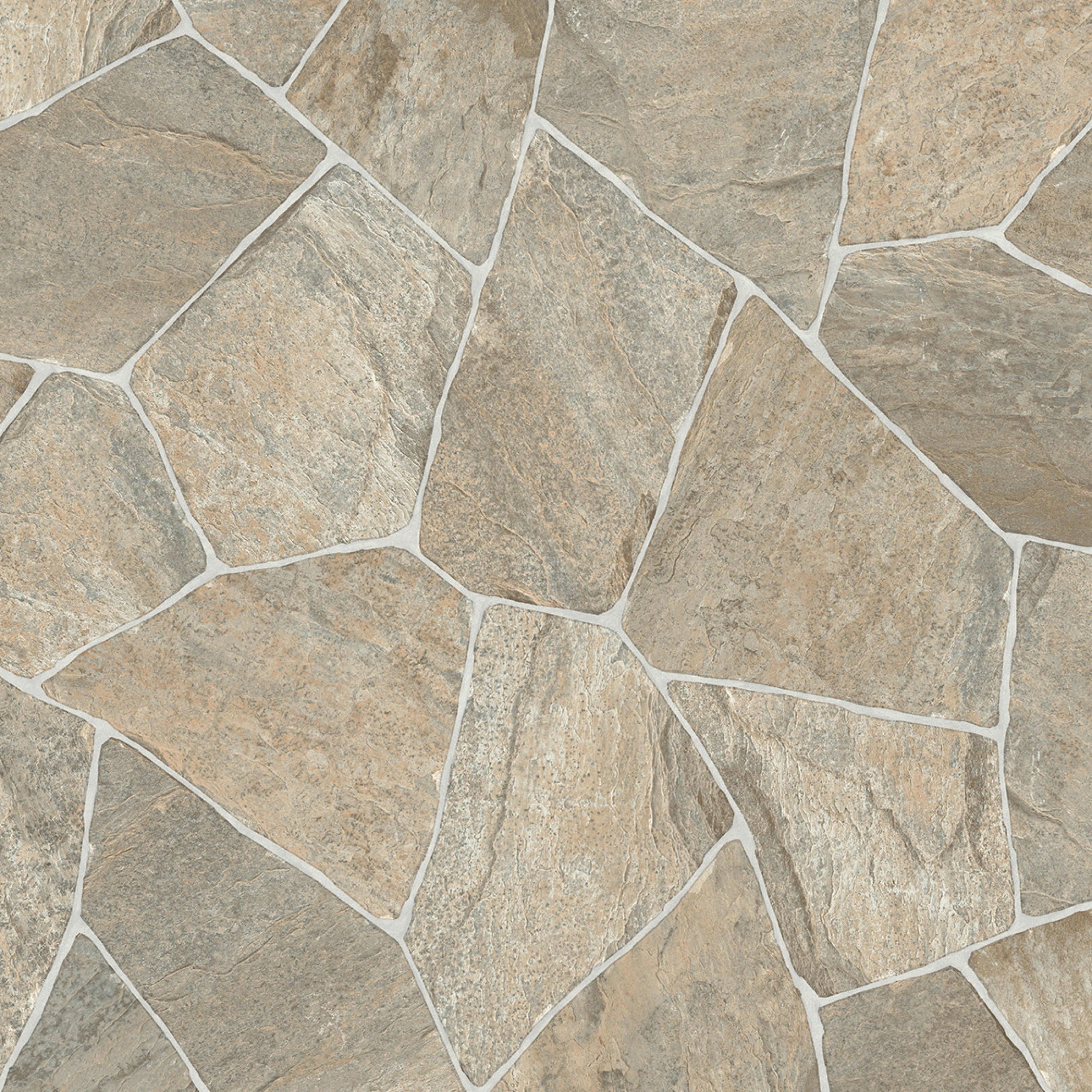 Vinylboden pro m² Pebble Bruchstein beige B/L: ca. 400x300 cm