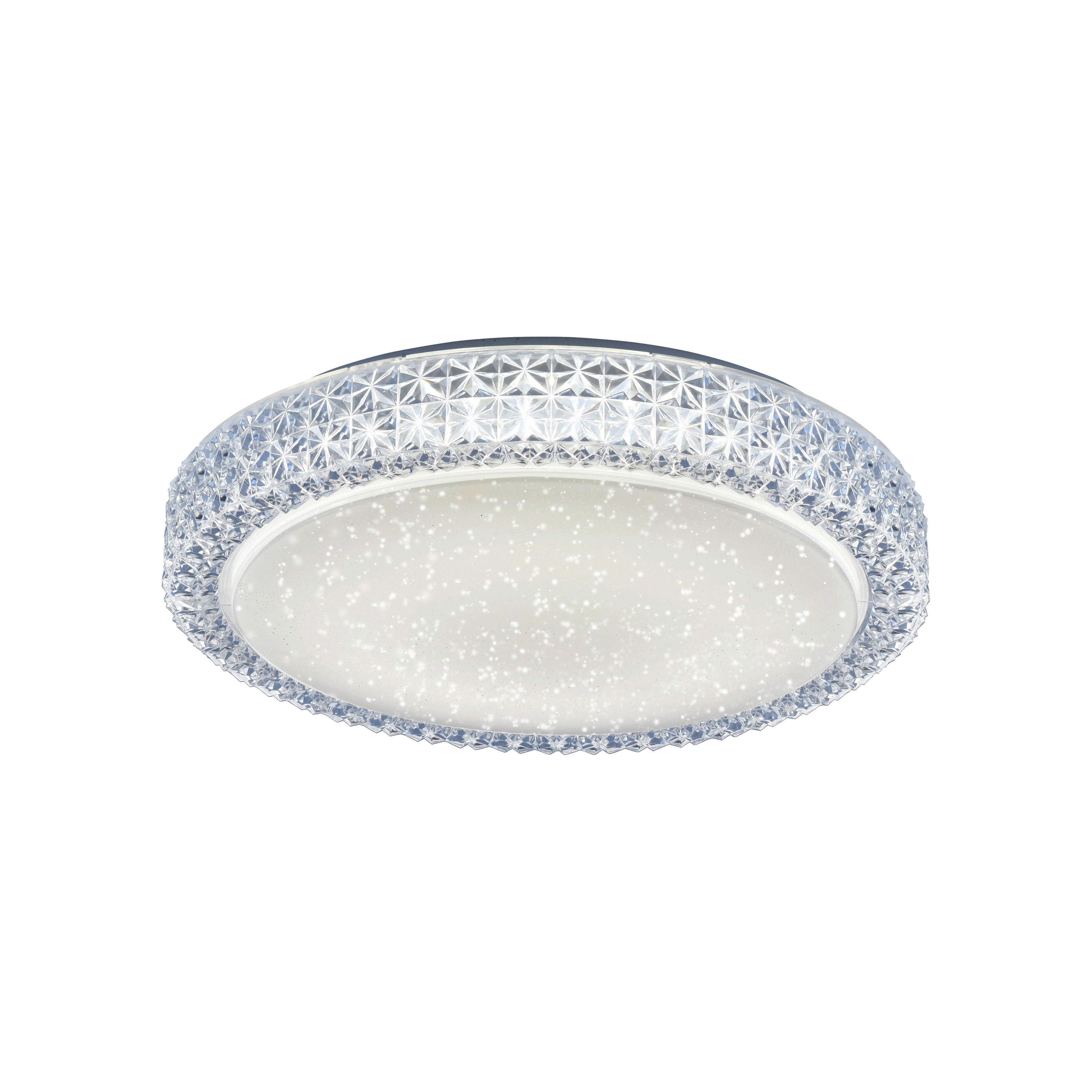 Just Light Deckenleuchte 14371-00 klar weiß Acryl Metall H/D: ca. 11x40 cm LED-Deckenleuchte_CCT_Frida - klar/weiß (40,00/11,00cm) - Just Light