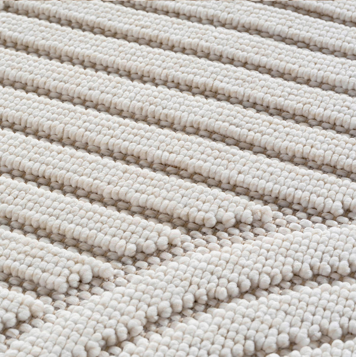 Ayyildiz Kurzflorteppich HELIX creme B/H/L: ca. 60x0,7x110 cm HELIX - creme (110,00/60,00/0,70cm) - Ayyildiz