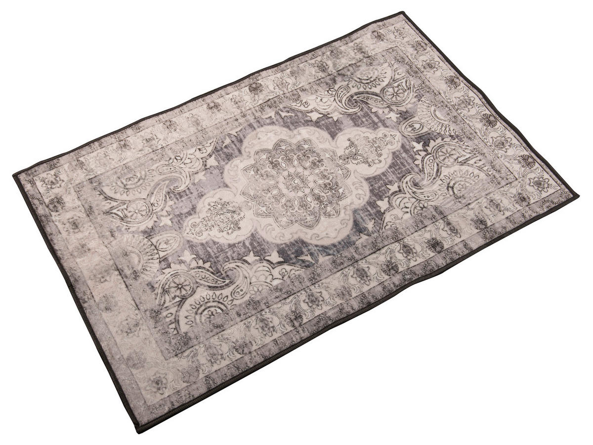 Badvorleger Badematte_Elisa Ornament 50x80cm - dunkelbeige (80,00/50,00cm)