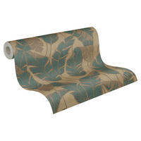 A.S.Creation Vliestapete grün beige schwarz B/H/D: ca. 53x1005x9,4 cm Vliestapete - beige/schwarz (9,40/1005,00cm) - A.S.Creation