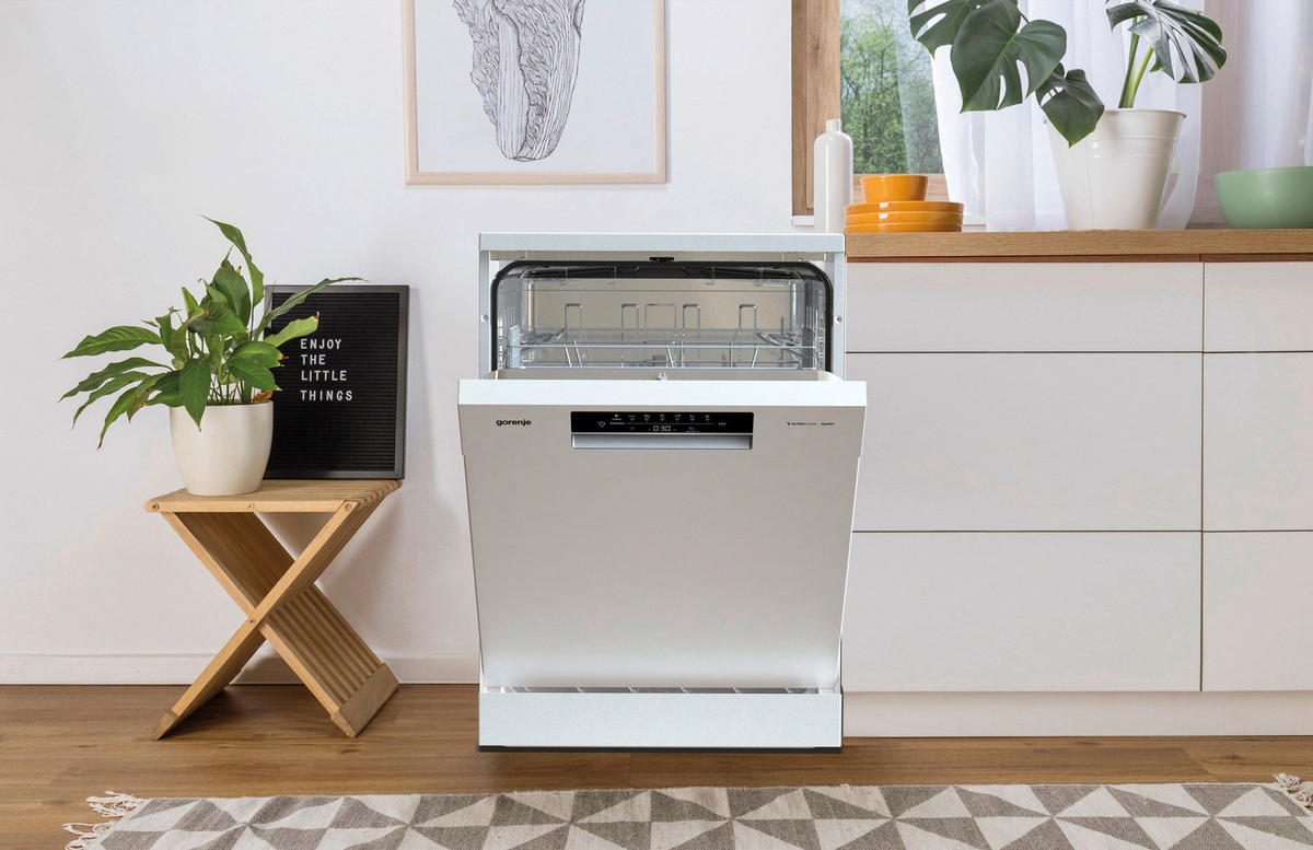 Gorenje Geschirrspüler GS642E91WP weiß B/H/T: ca. 59,9x84,5x59,7 cm Geschirrspüler GS642E91WP - weiß (59,90/84,50/59,70cm) - Gorenje