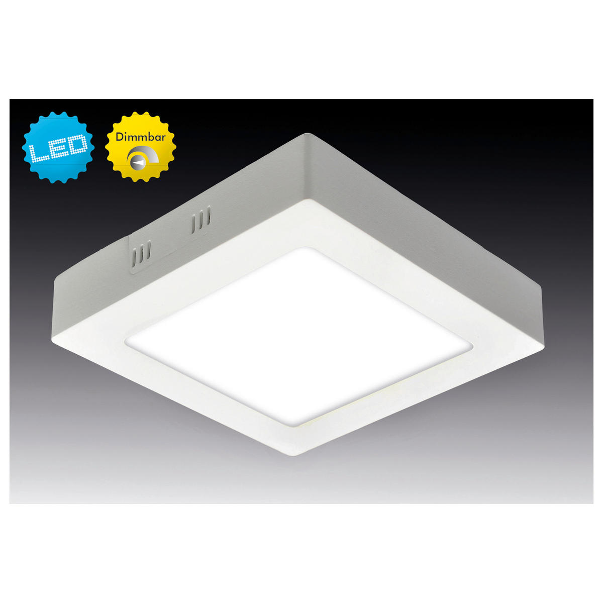 Näve Leuchten LED-Panel 1210626 weiß Kunststoff Metall B/H/T: ca. 30x3,5x30 cm 1 Brennstellen Dimplex - weiß (30,00/3,50/30,00cm) - Näve Leuchten