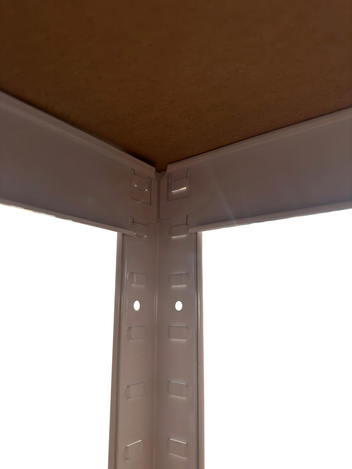 Schwerlaststeckregal weiß B/H/T: ca. 90x200x60 cm Schwerlaststeckregal 200x90x60cm W - weiß (90,00/200,00/60,00cm)