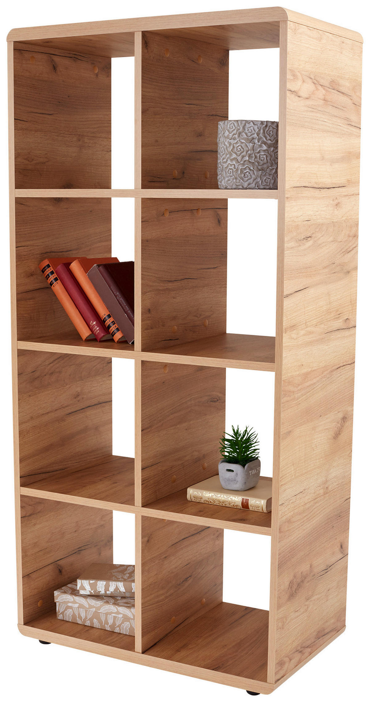 Regal Fontana Eiche Kraft Nachbildung B/H/T: ca. 73x145x35 cm Fontana - (73,00/145,00/35,00cm)